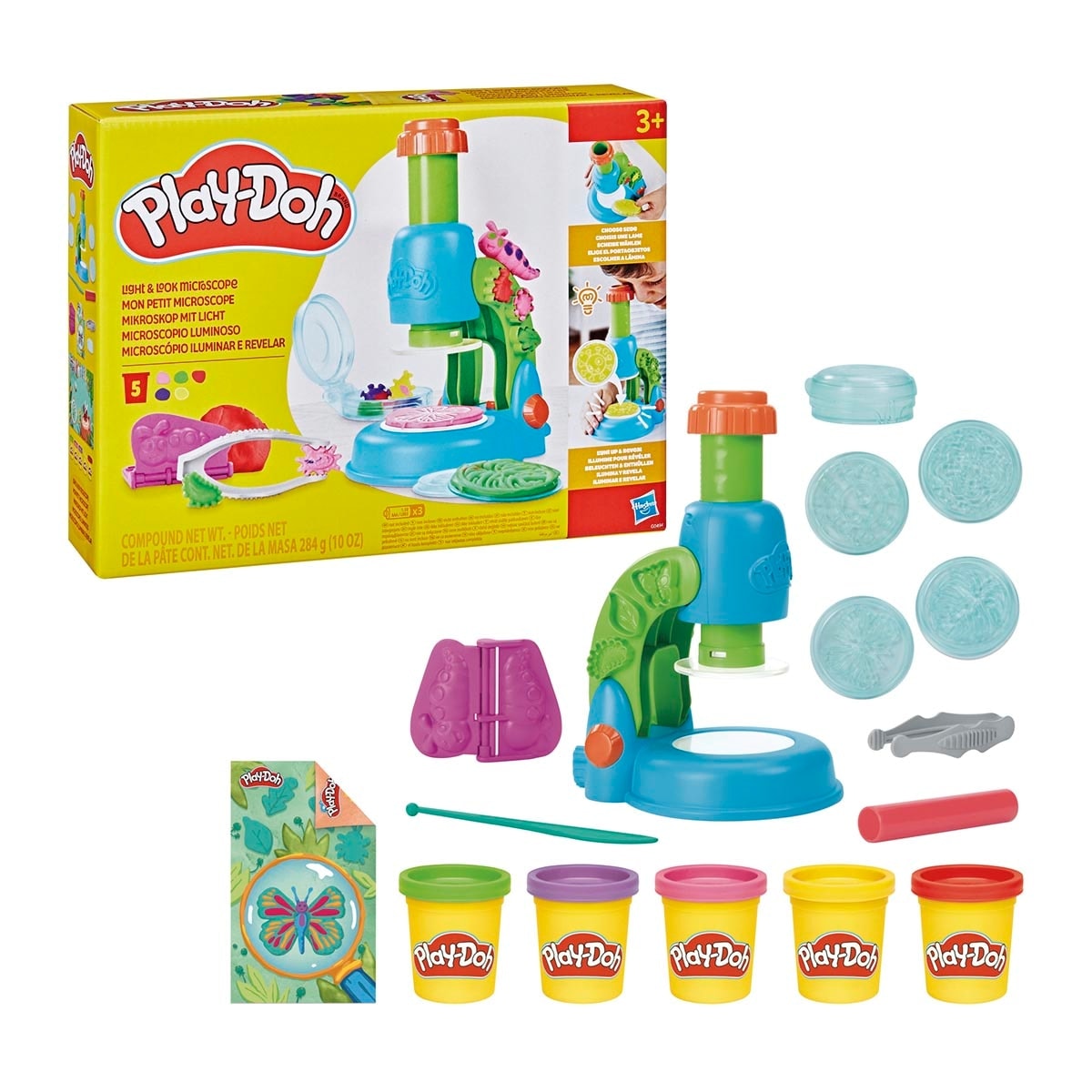 Play-Doh - Juego de manualidades Microscopio luminoso Play-Doh. - Image 1