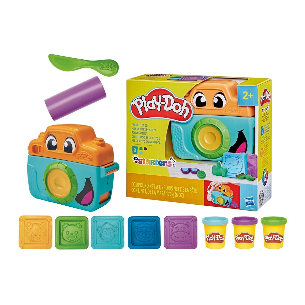 Play-Doh - Juego de manualidades Starters Divertido set de fotos Play-Doh. - Image 1