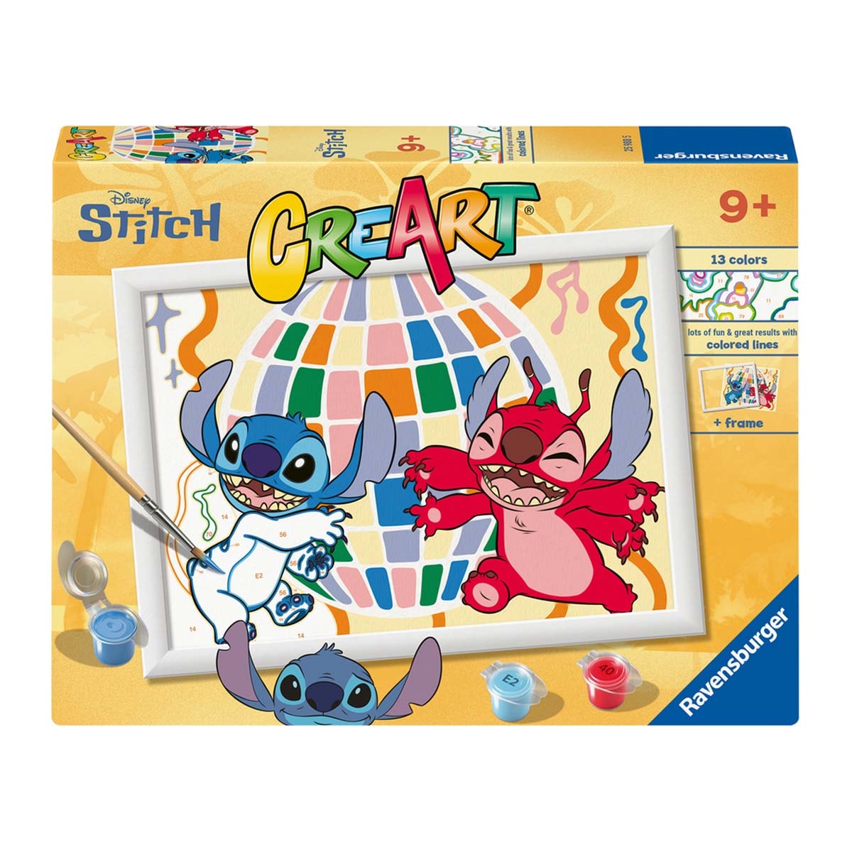 Ravensburger - Pintar por Números CreArt Stitch & Leroy Ravensburguer. - Image 1