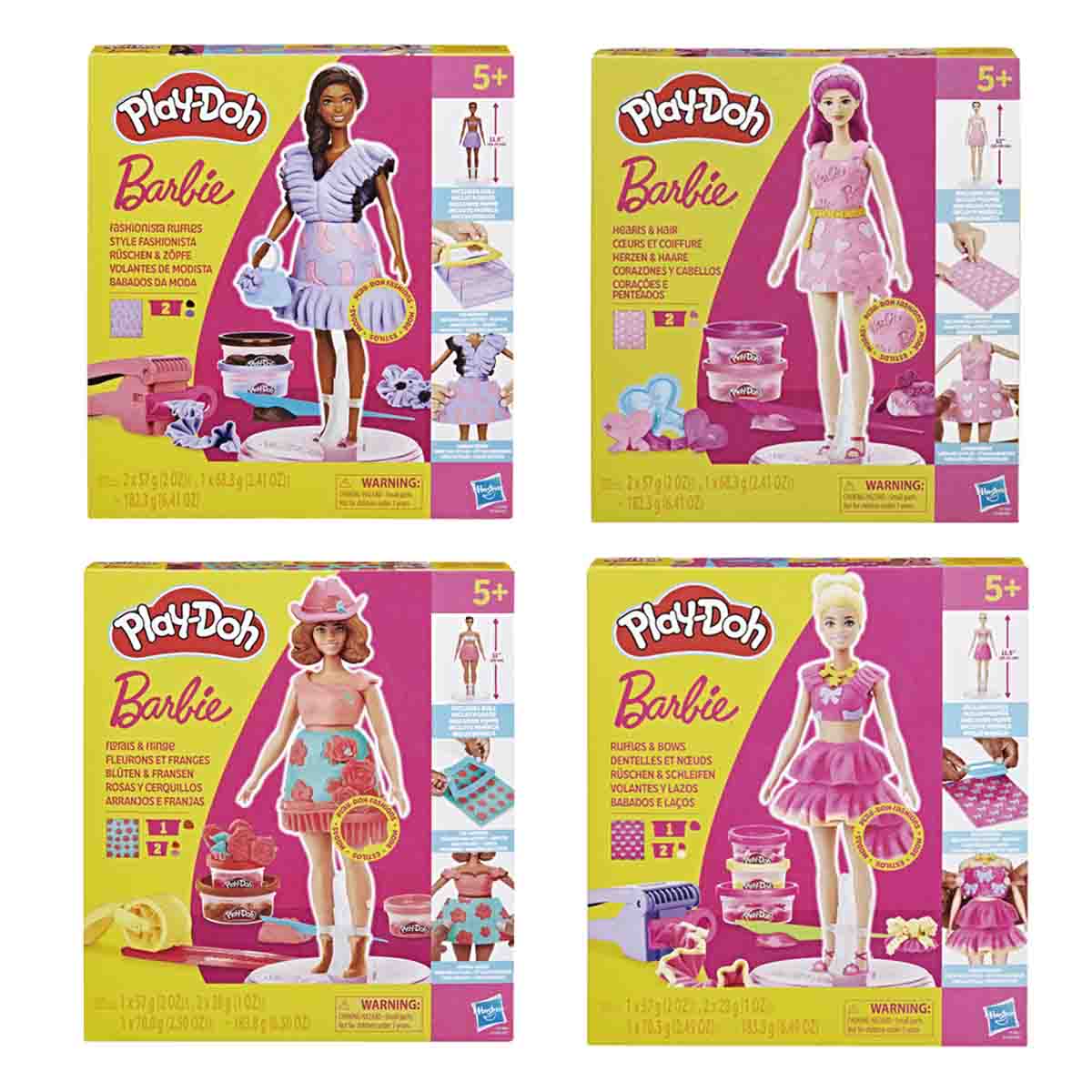 Play-Doh - Set de manualidades Play-Doh Barbie muñecas Hasbro modelos surtidos. - Image 1