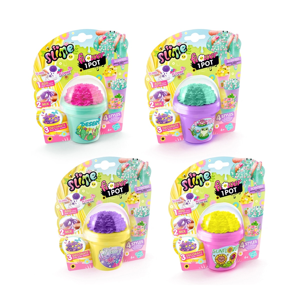 Canal Toys - Slime Flower 1 Pot So Slime Canal Toys. - Image 1