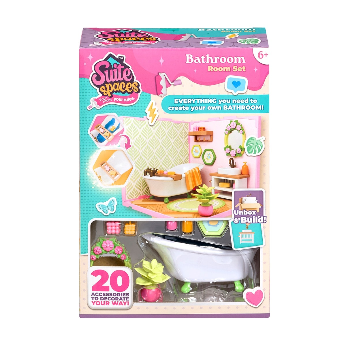 Bizak - Juego educativo Mini estancias modulares Suite Spaces diseña tu baño Bizak. - Image 1