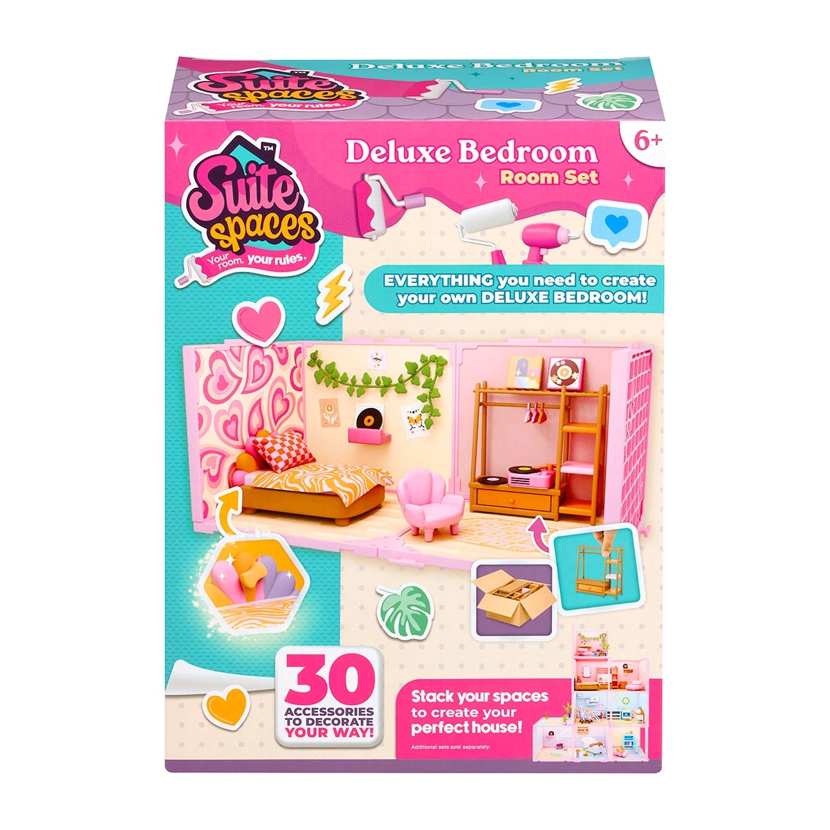 Bizak - Juego educativo Mini estancias modulares Suite Spaces diseña tu dormitorio deluxe Bizak. - Image 1