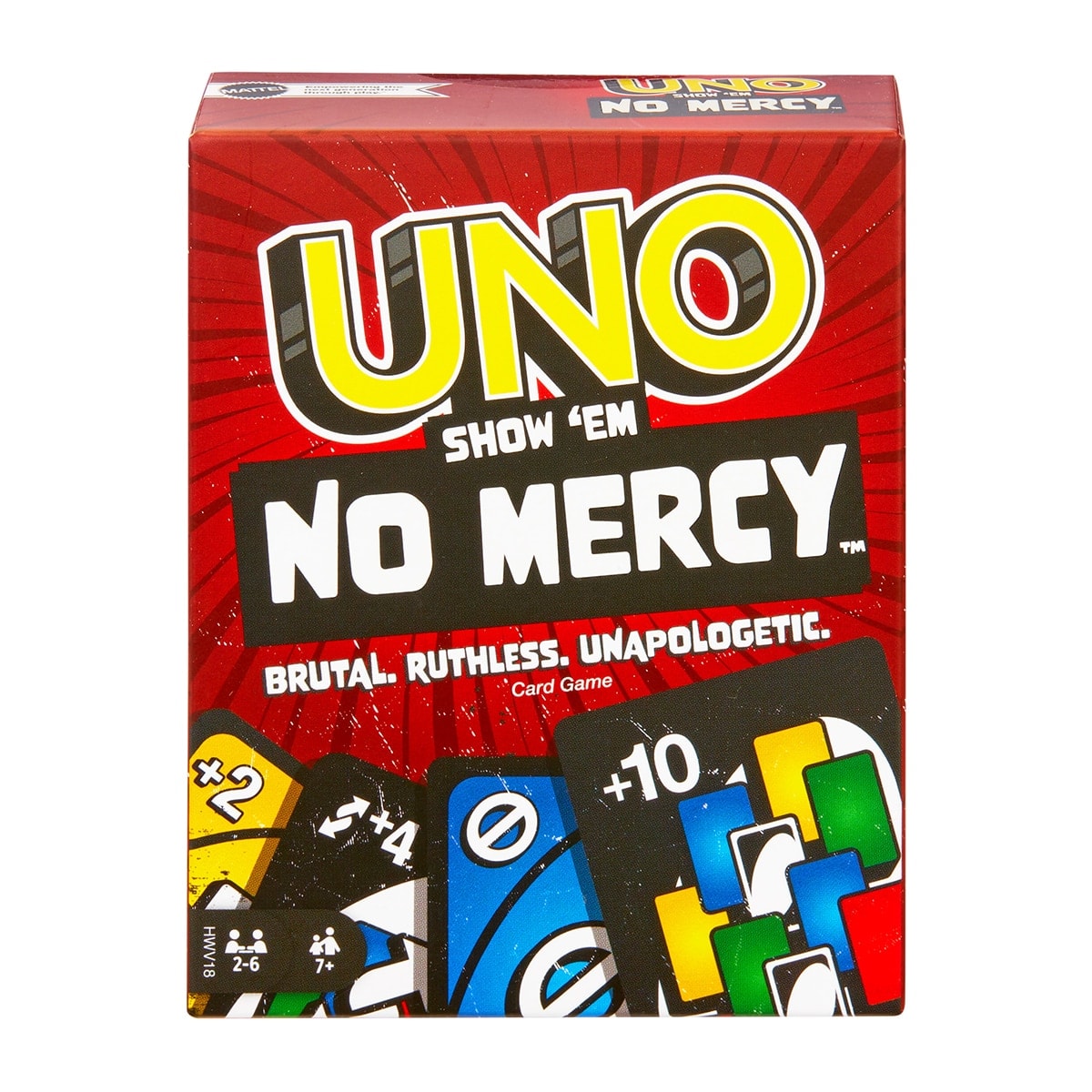 Uno - Juego de cartas UNO No Mercy Mattel Games. - Image 1