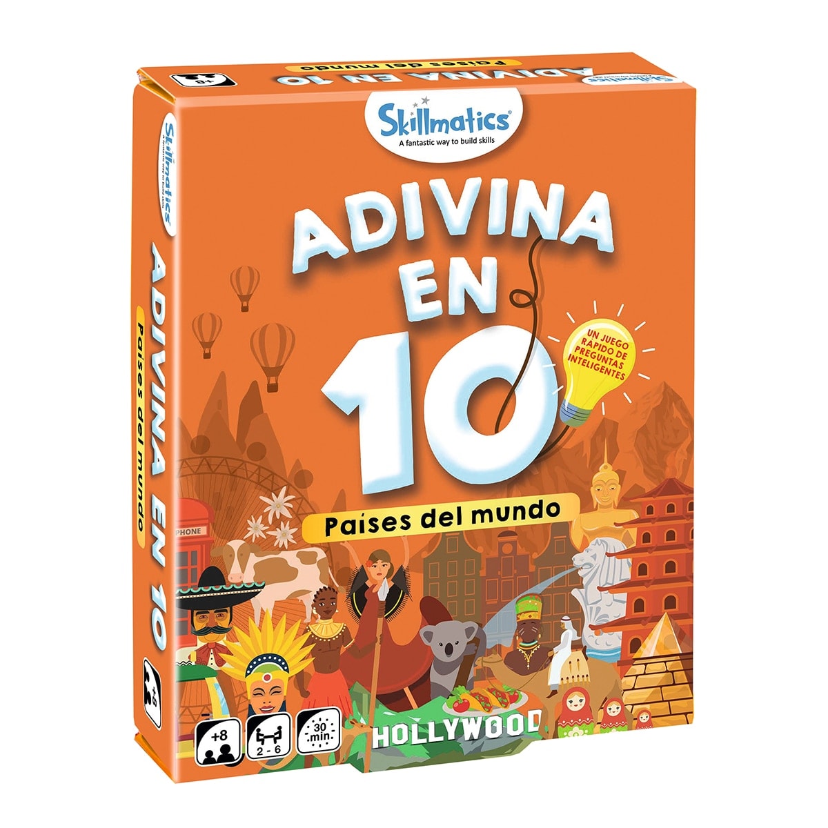 Lúdilo - Juego de cartas Adivina en 10 Países del mundo Lúdilo. - Image 1