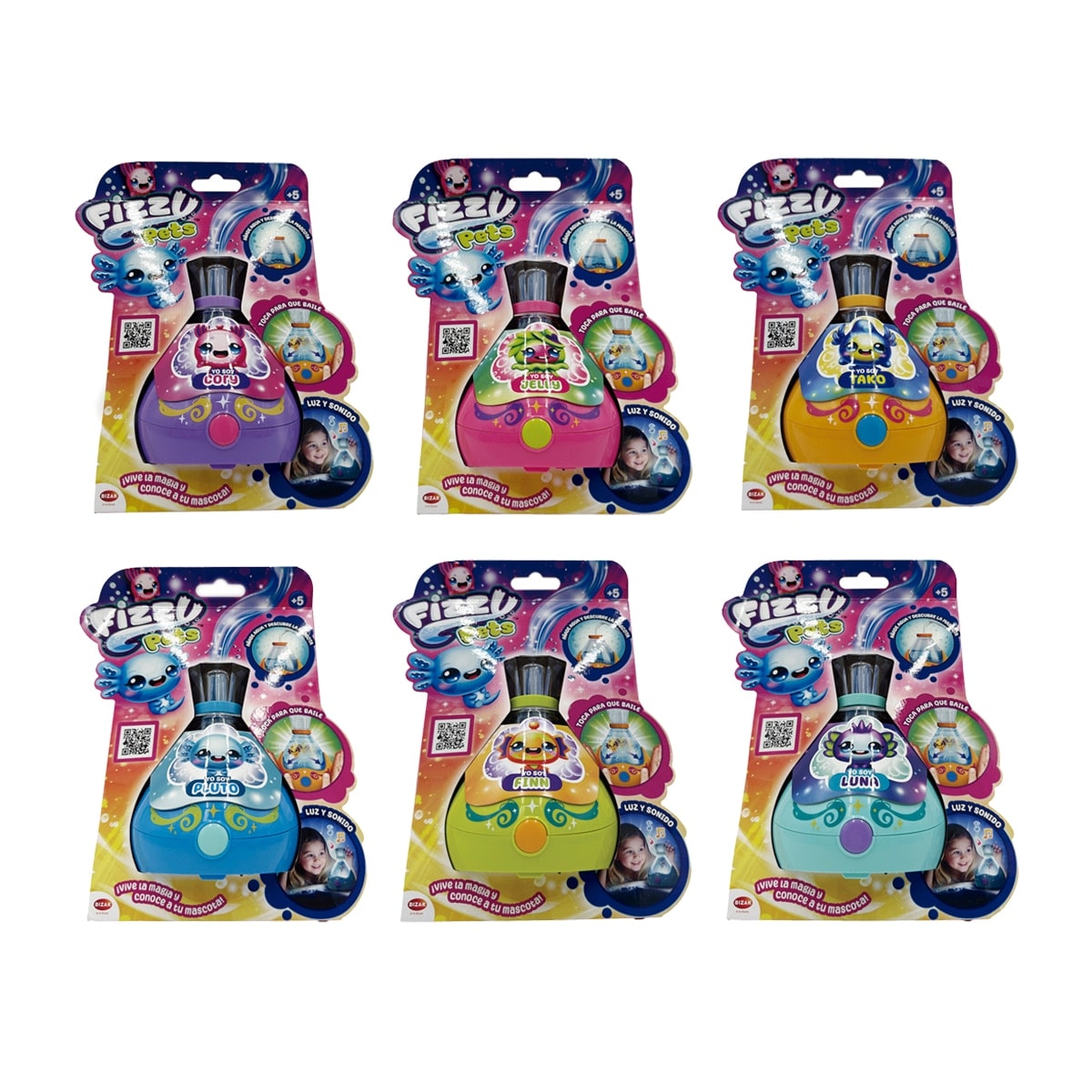 Bizak - Fizzy Pets – Mascota interactiva sorpresa con luces y sonidos. - Image 1