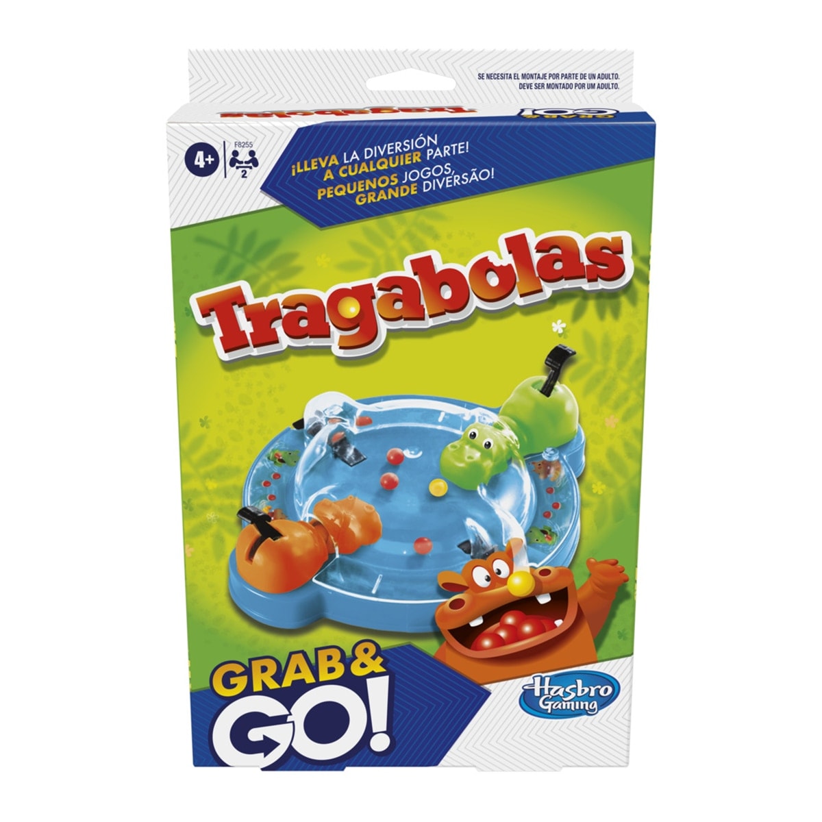 Hasbro Gaming - Juego de mesa Tragabolas de viaje Grab&Go Hasbro Gaming. - Image 1