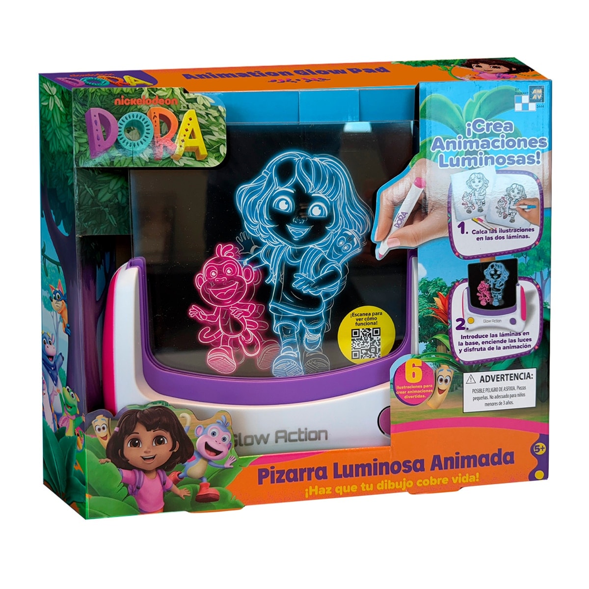 Cefa Toys - Pizarra luminosa animada Dora Cefa Toys. - Image 1