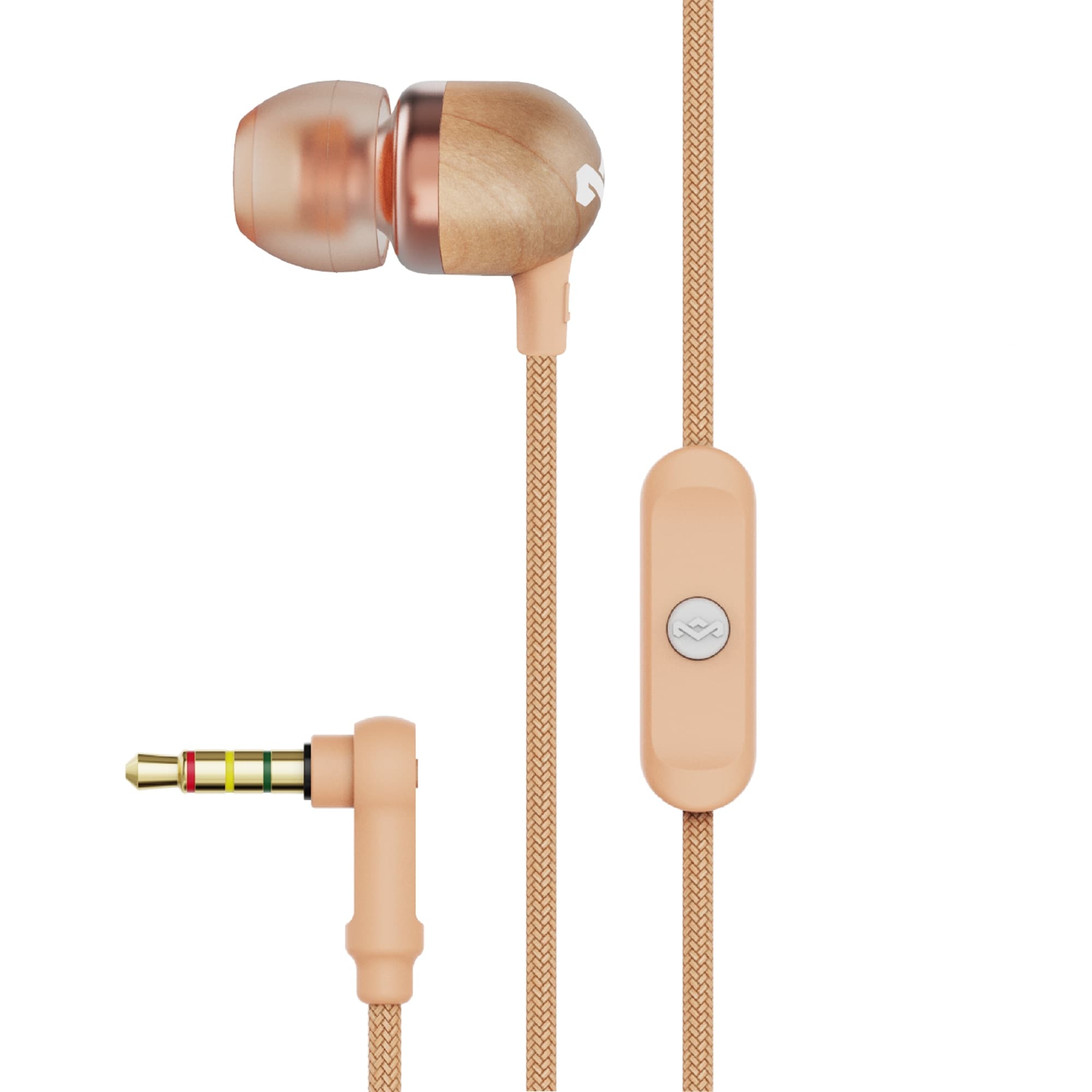The House of Marley - Auricular de botón de The House of Marley Smile Jamaica.