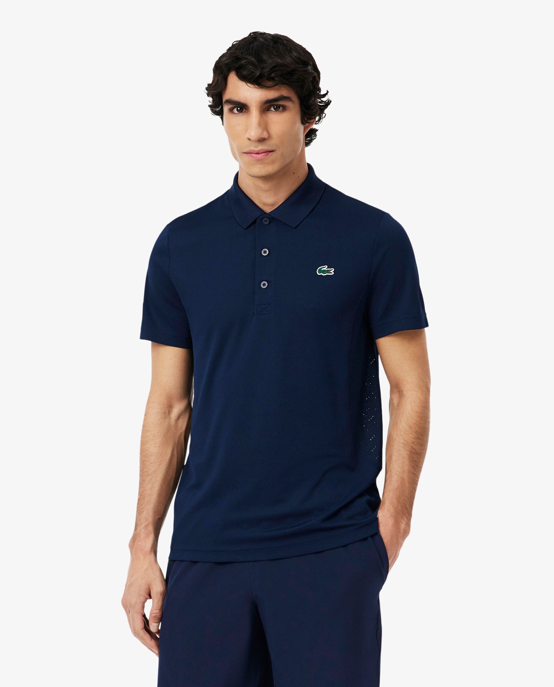 Lacoste - Polo de hombre tennis x novak djokovic de manga corta. - Image 1