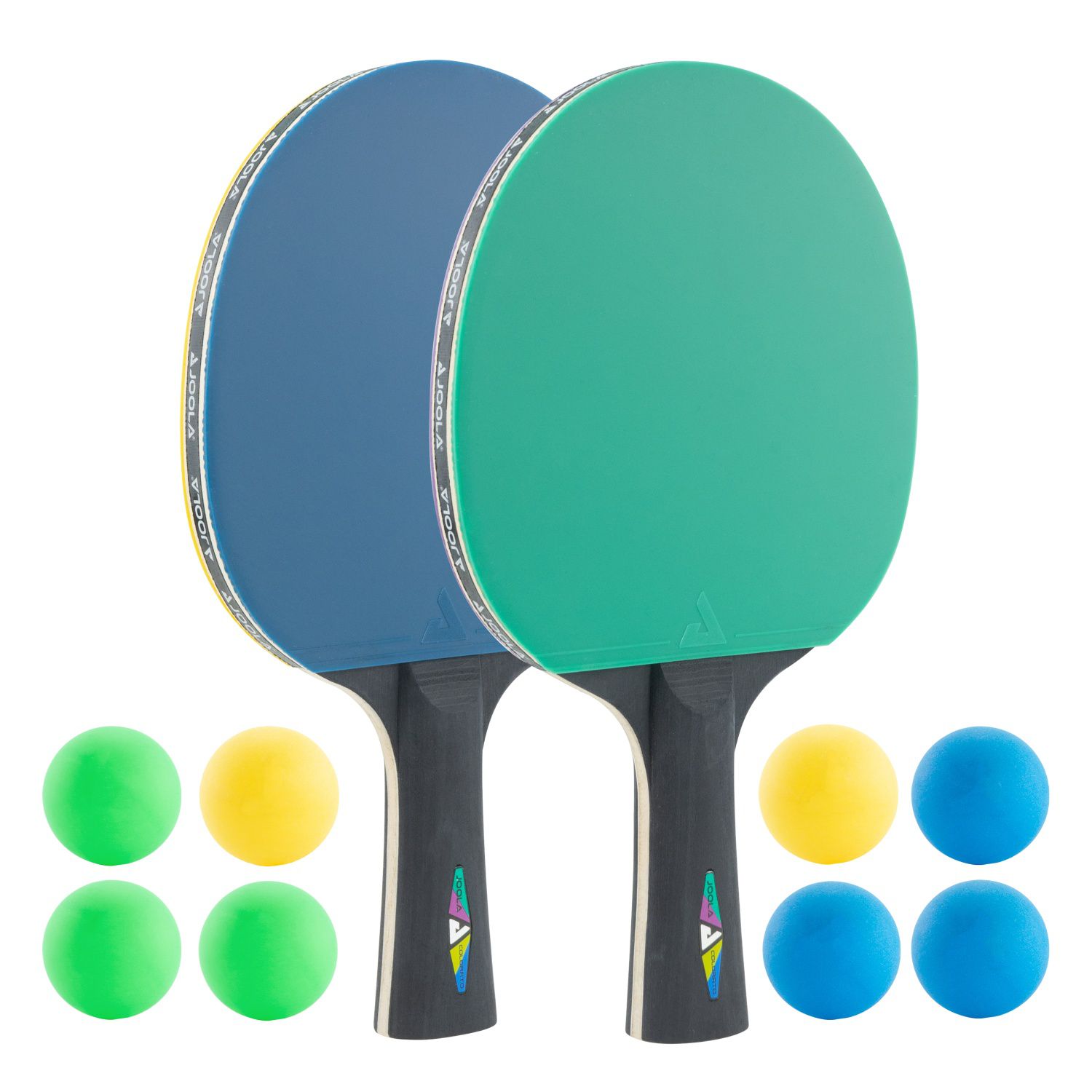 Joola - Set de tenis de mesa con 2 palas y 8 pelotas COLORATO Joola. - Image 1