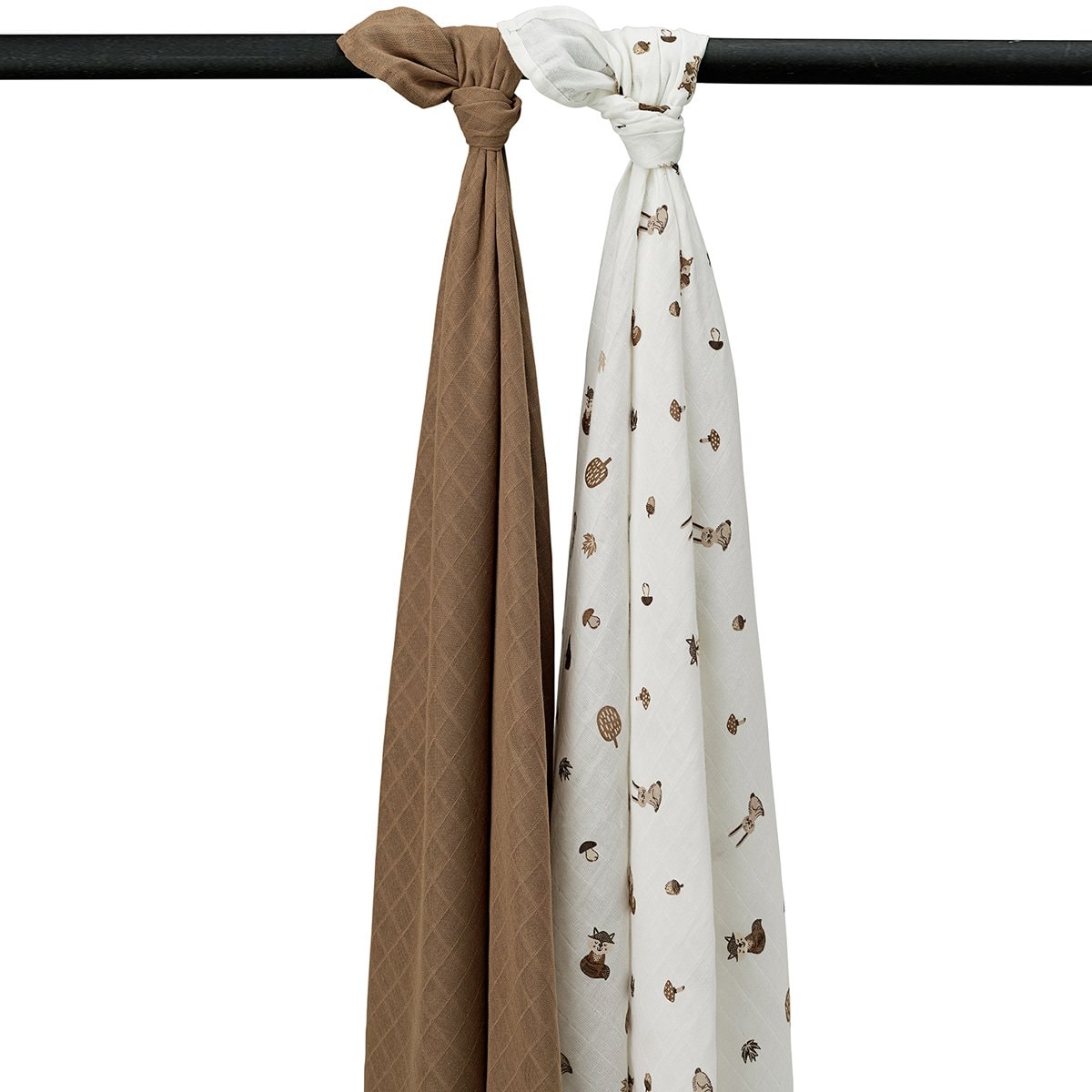 Meyco - Pack de 2 muselinas estampadas Meyco 120x120 cm. - Image 1