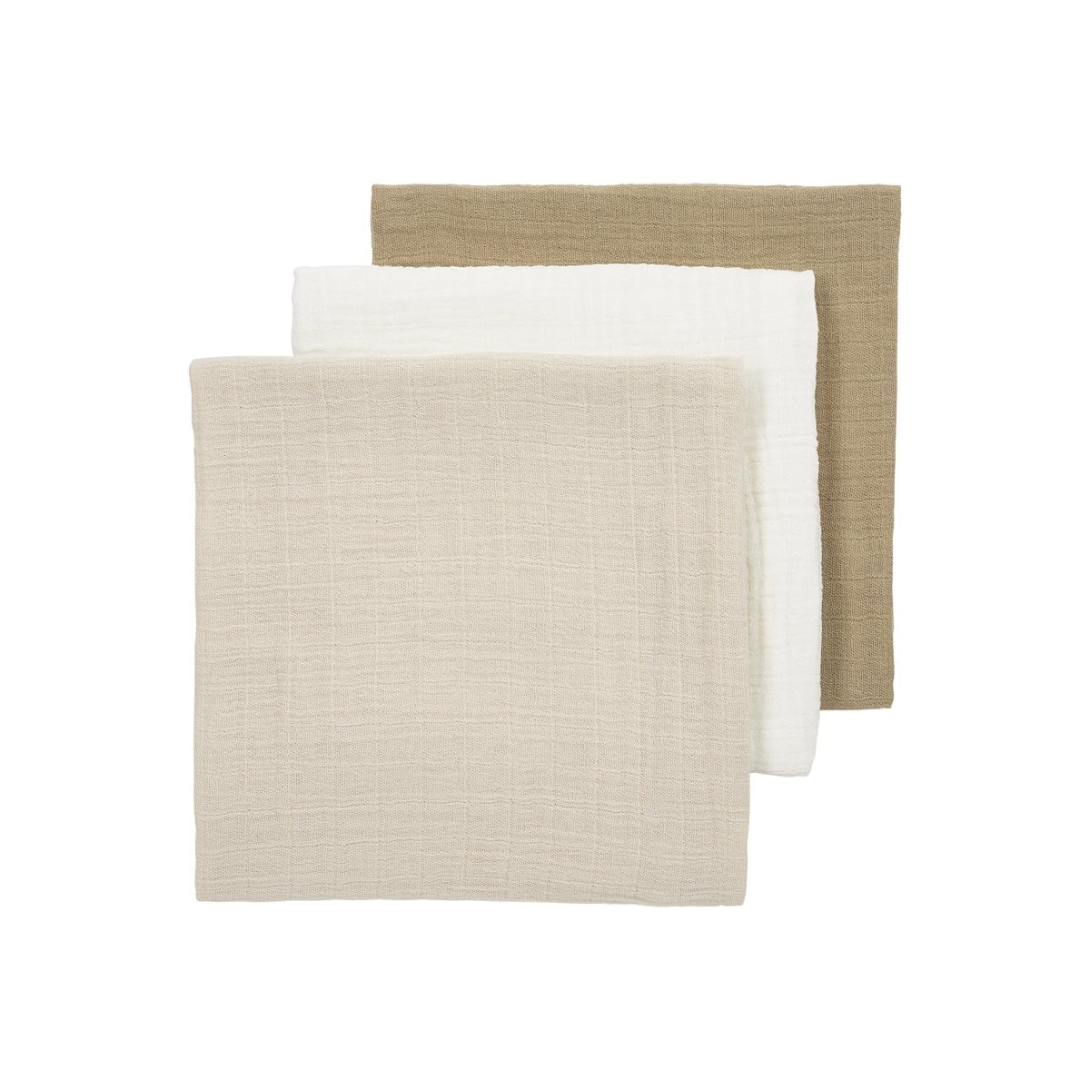 Meyco - Muselinas Meyco 70x70 cm pack 3. - Image 1