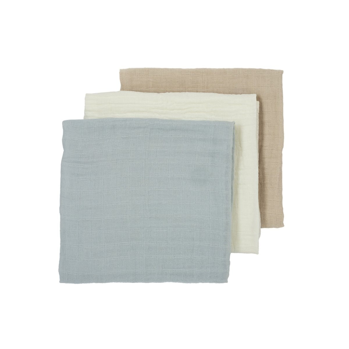 Meyco - Muselinas Meyco 70x70 cm pack 3. - Image 1