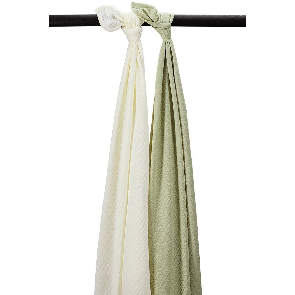 Meyco - Muselinas lisas lavadas 120x120 cm meyco pack 2. - Image 1