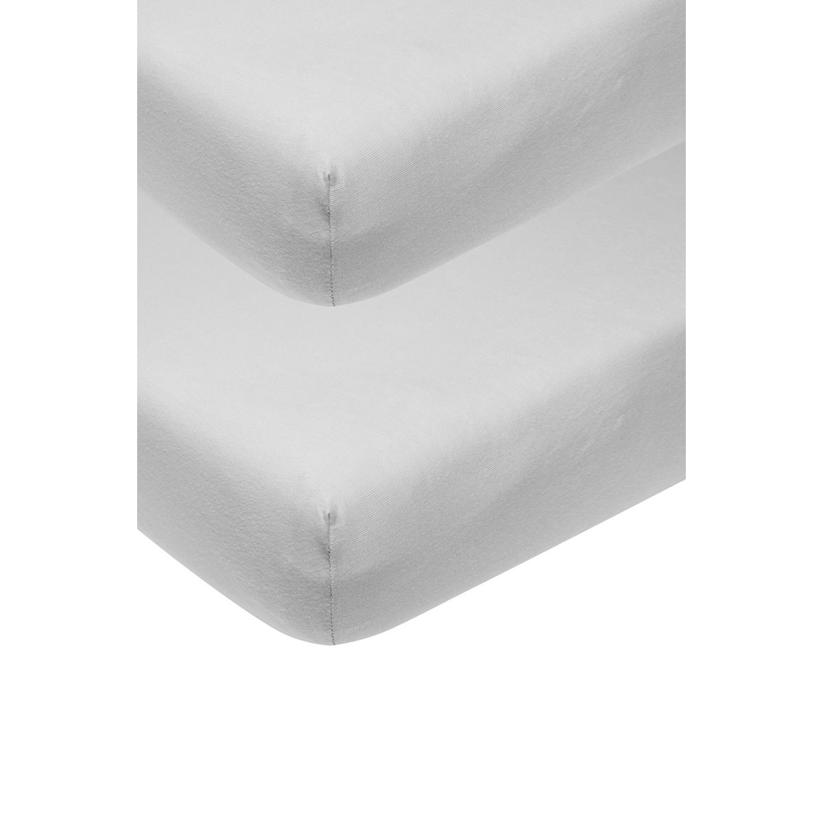 Meyco - Juego sábanas bajeras ajustables cuna Meyco pack 2 60x120 cm. - Image 1