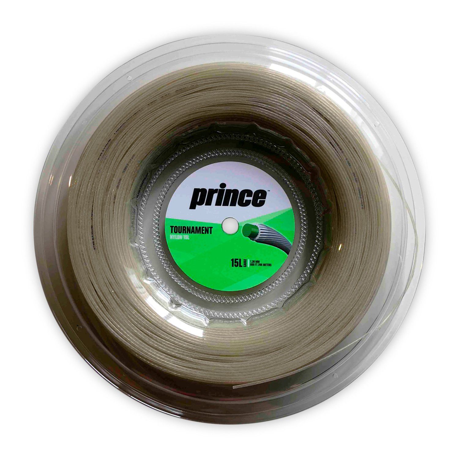 Prince - Cordaje de tenis TOURNAMENT NYLON 15L 1.38 mm 200M Prince. - Image 1