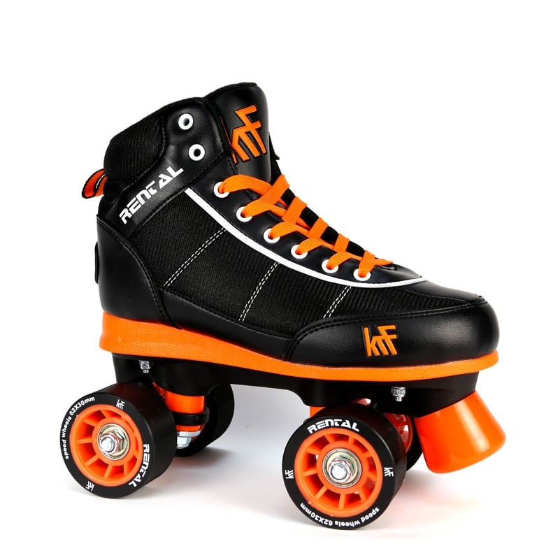 KRF - Patines en Paralelo unisex Quad Roller Rental Senior negro KRF The New Urban Concept. - Image 1