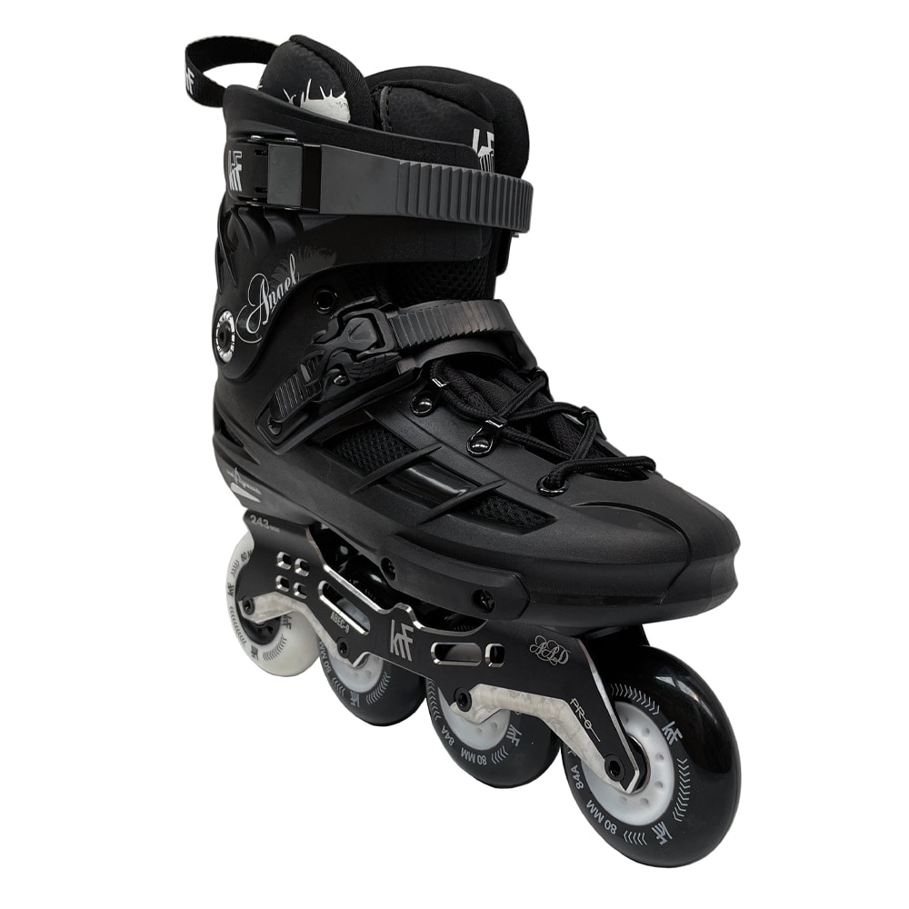 KRF - Patines Freeskate unisex KRF Angel 4*80 negro KRF The New Urban Concept. - Image 1