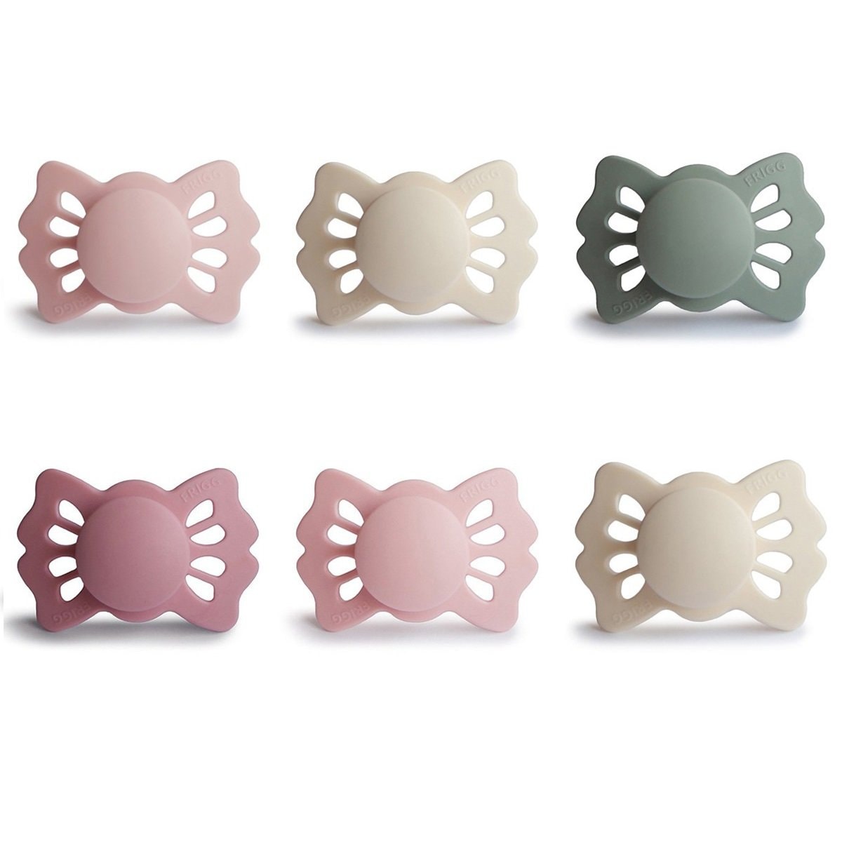 Frigg - Pack regalo 6 chupetes Frigg tetina fisiológica de silicona. - Image 1