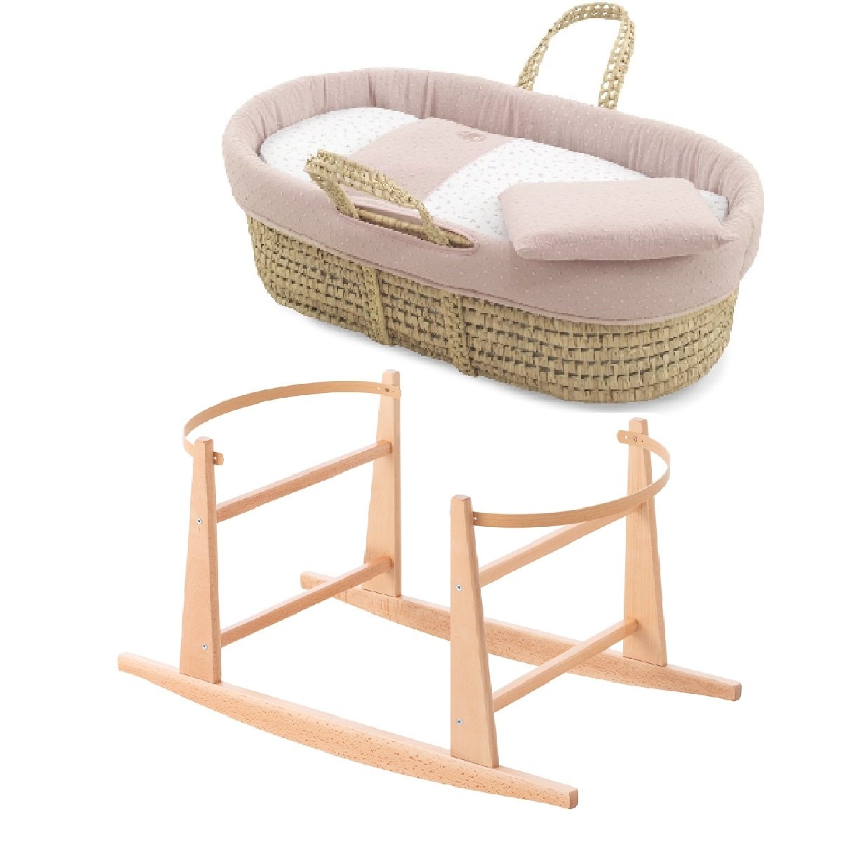 Cambrass - Moisés con patas (39x80x61 cm) Cambrass Princess. - Image 1