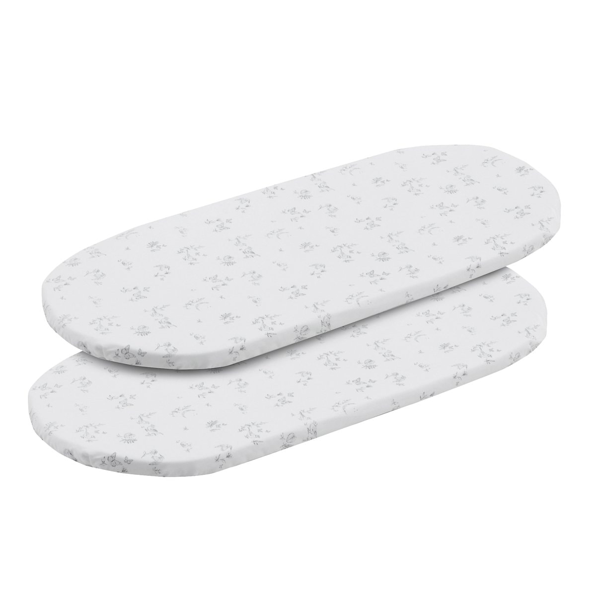 Cambrass - Pack de 2 sábanas bajeras para minicuna (50x82x10 cm) Cambrass Luxury. - Image 1