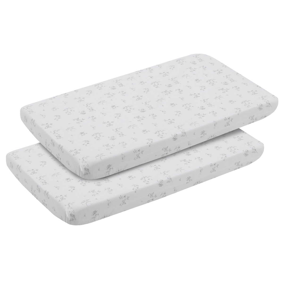 Cambrass - Pack 2 sábanas bajeras para cuna (60x120x17cm) Cambrass Luxury. - Image 1