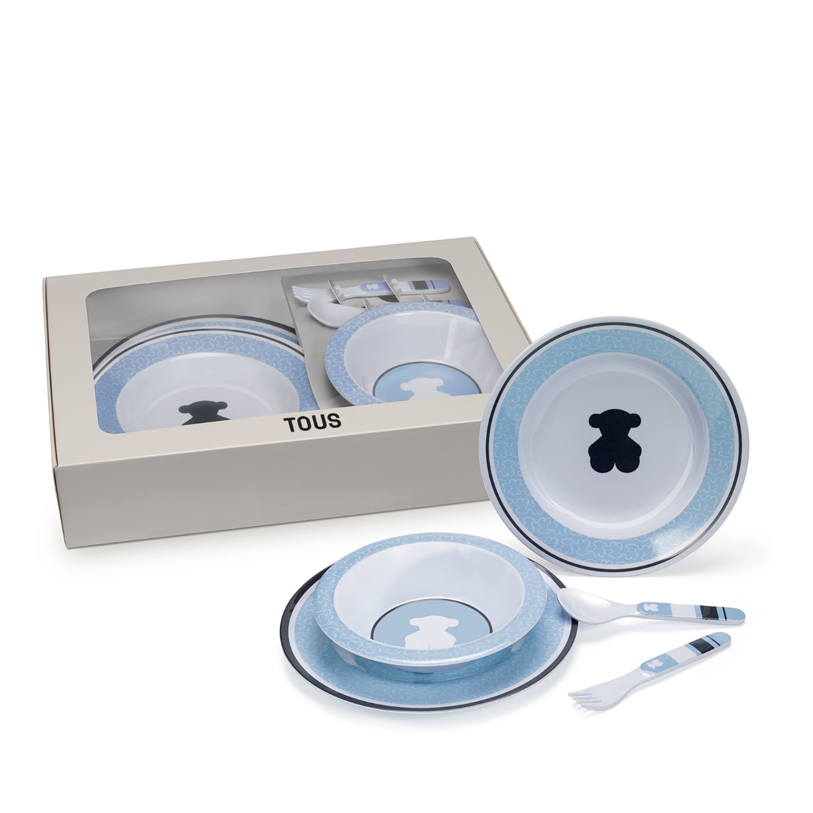 Tous - Vajilla 5 piezas: bol, platos y cubiertos Tous Baby Feeding. - Image 1