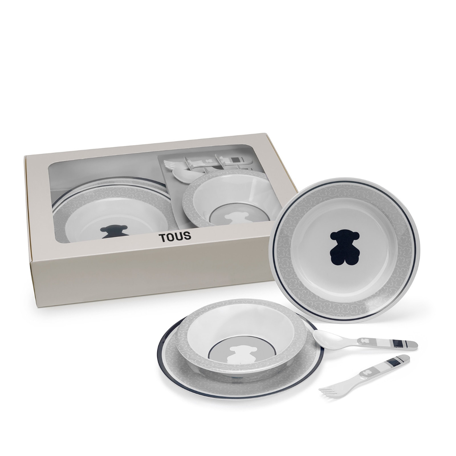 Tous - Vajilla 5 piezas: bol, platos y cubiertos Tous Baby Feeding. - Image 1