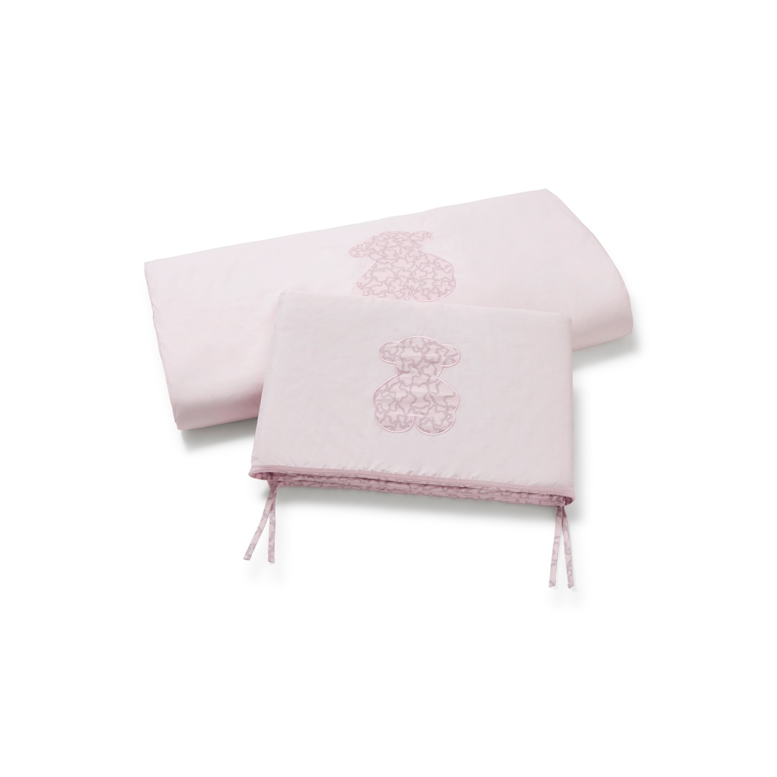 Tous - Juego de 3 piezas para cuna (60x120 cm) de protector de barrotes, funda nórdica y relleno nórdico Tous Baby HKaos. - Image 1
