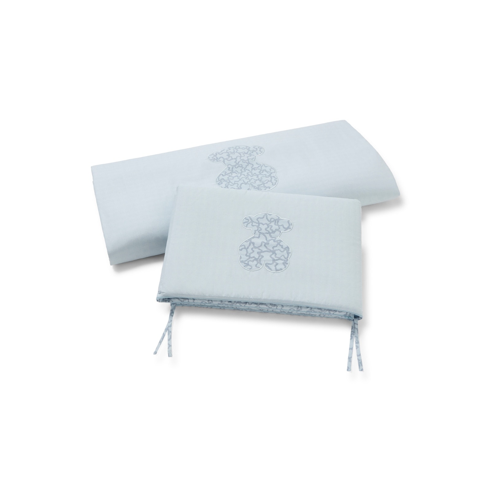 Tous - Juego de 3 piezas para cuna (60x120 cm) de protector de barrotes, funda nórdica y relleno nórdico Tous Baby HKaos. - Image 1