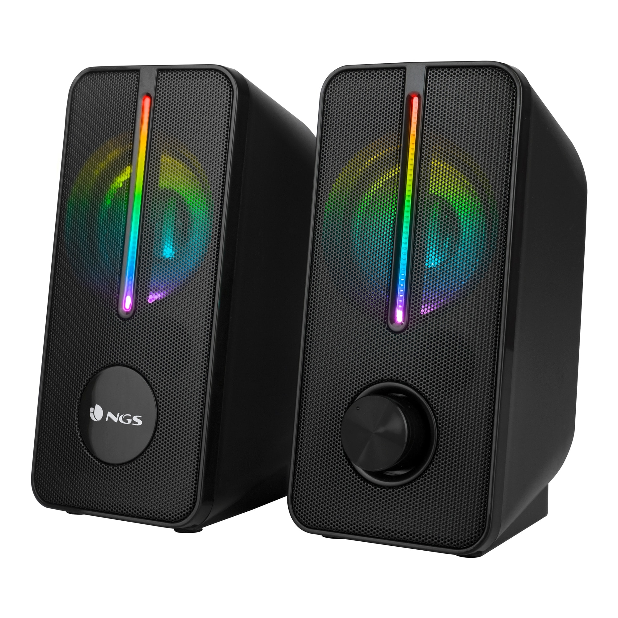 NGS - Altavoces Stereo NGS GSX-150 Gaming con iluminación Led RGB y Entrada Jack 3.5mm NGS. - Image 1