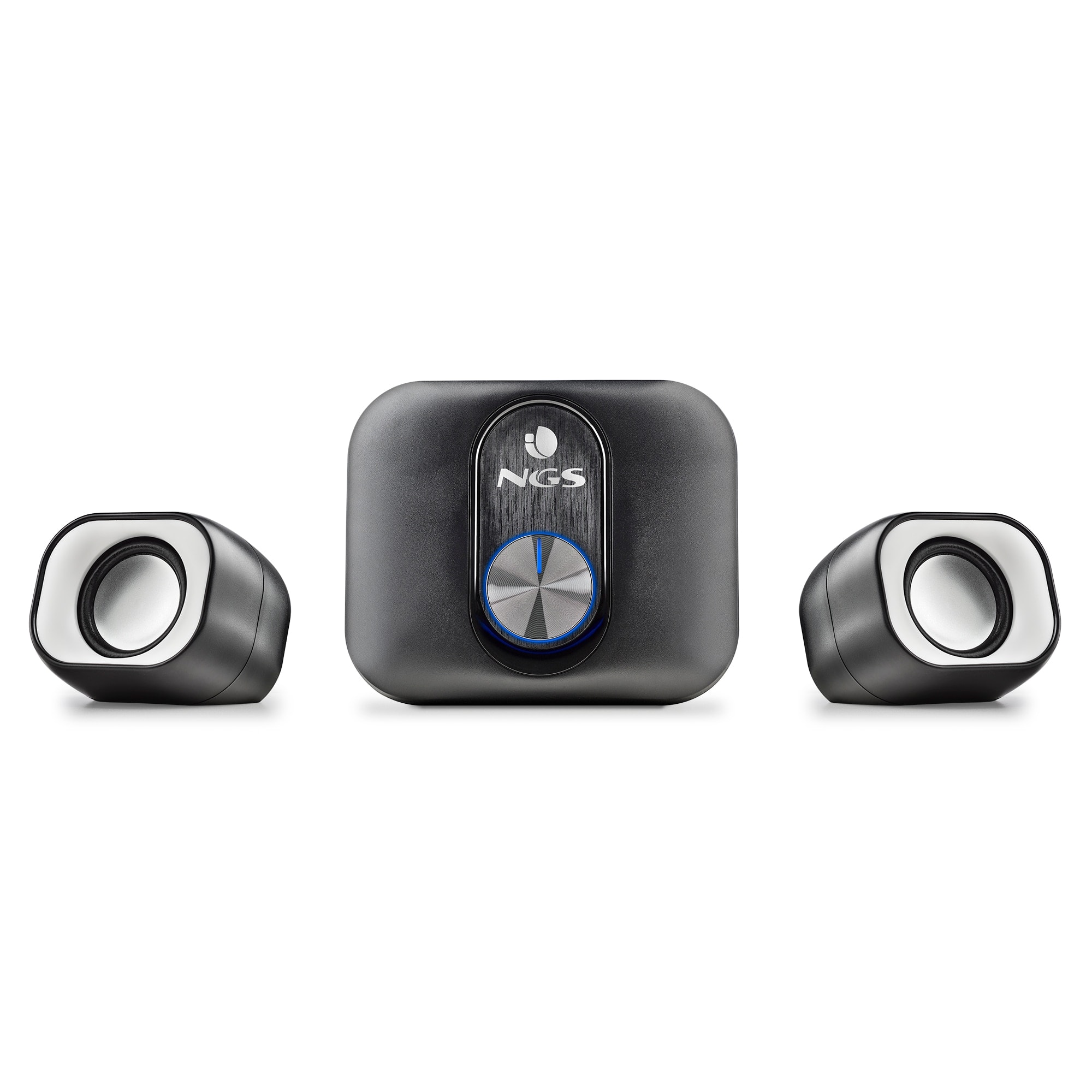 NGS - Mini Altavoces Estéreo Multimedia NGS Comet 2.1 de PC con Subwoofer, con Alimentación USB y Entrada Auxiliar de 3,5mm NGS. - Image 1