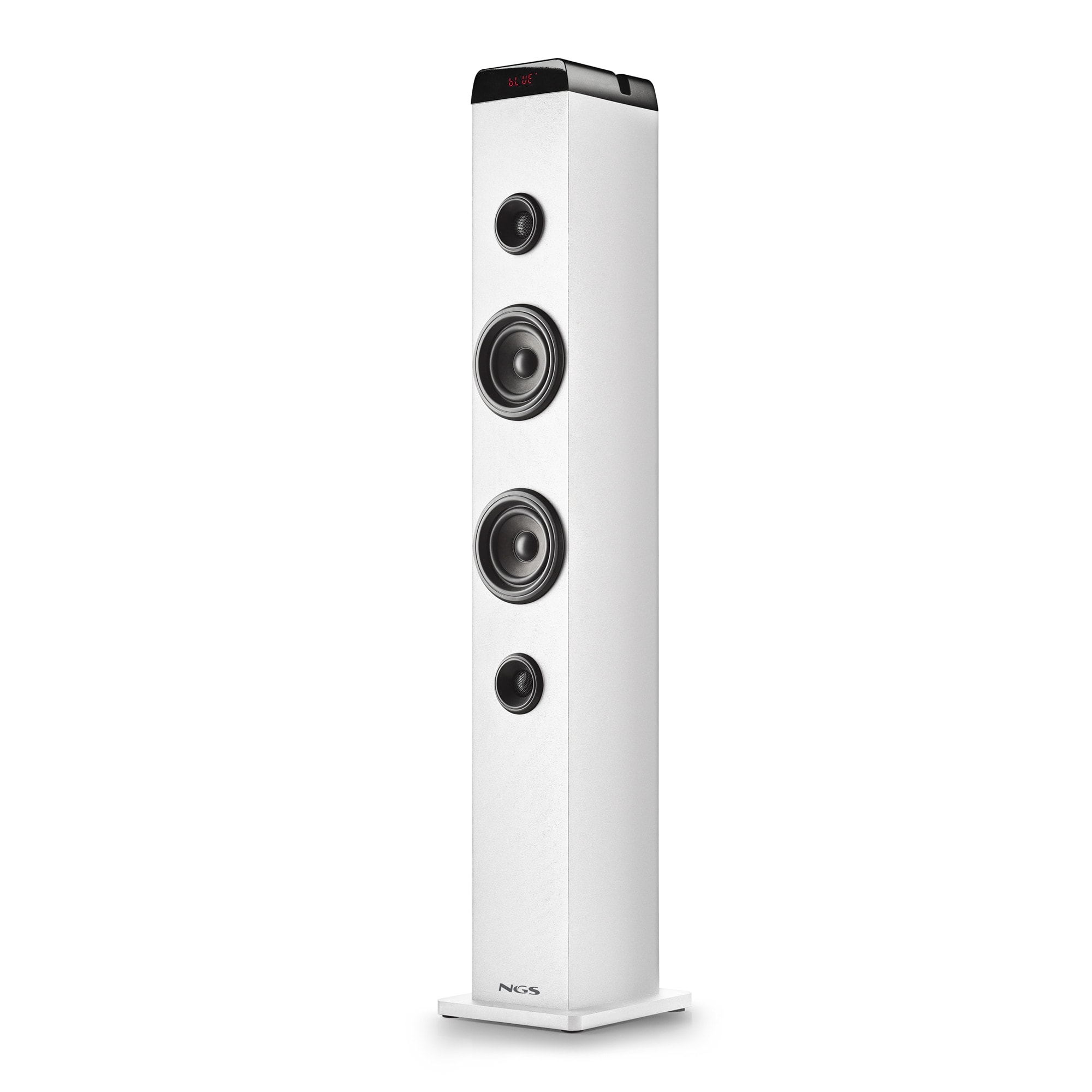 NGS - Torre de sonido NGS SKYCHARM PRO WHITE 80W función broadcasting compatible con Tec.Bluetooth. - Image 1