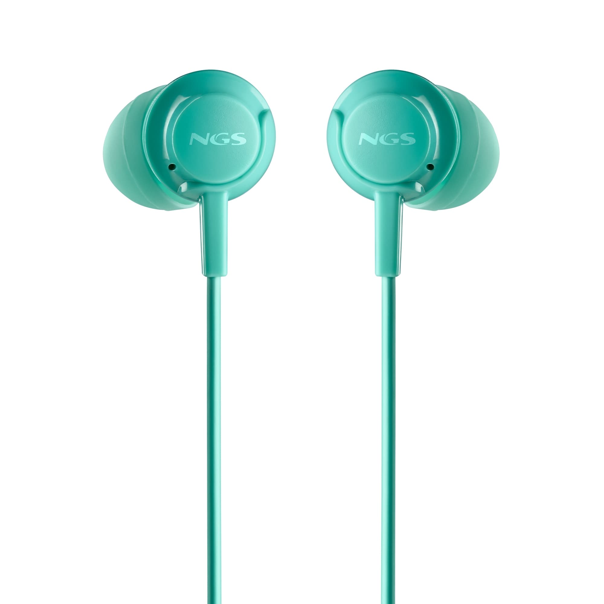 NGS - Auricular de botón NGS CROSS FLIP MINT con micró y control de volumen Conexión Jack 3,5 mm Cable 1,2.