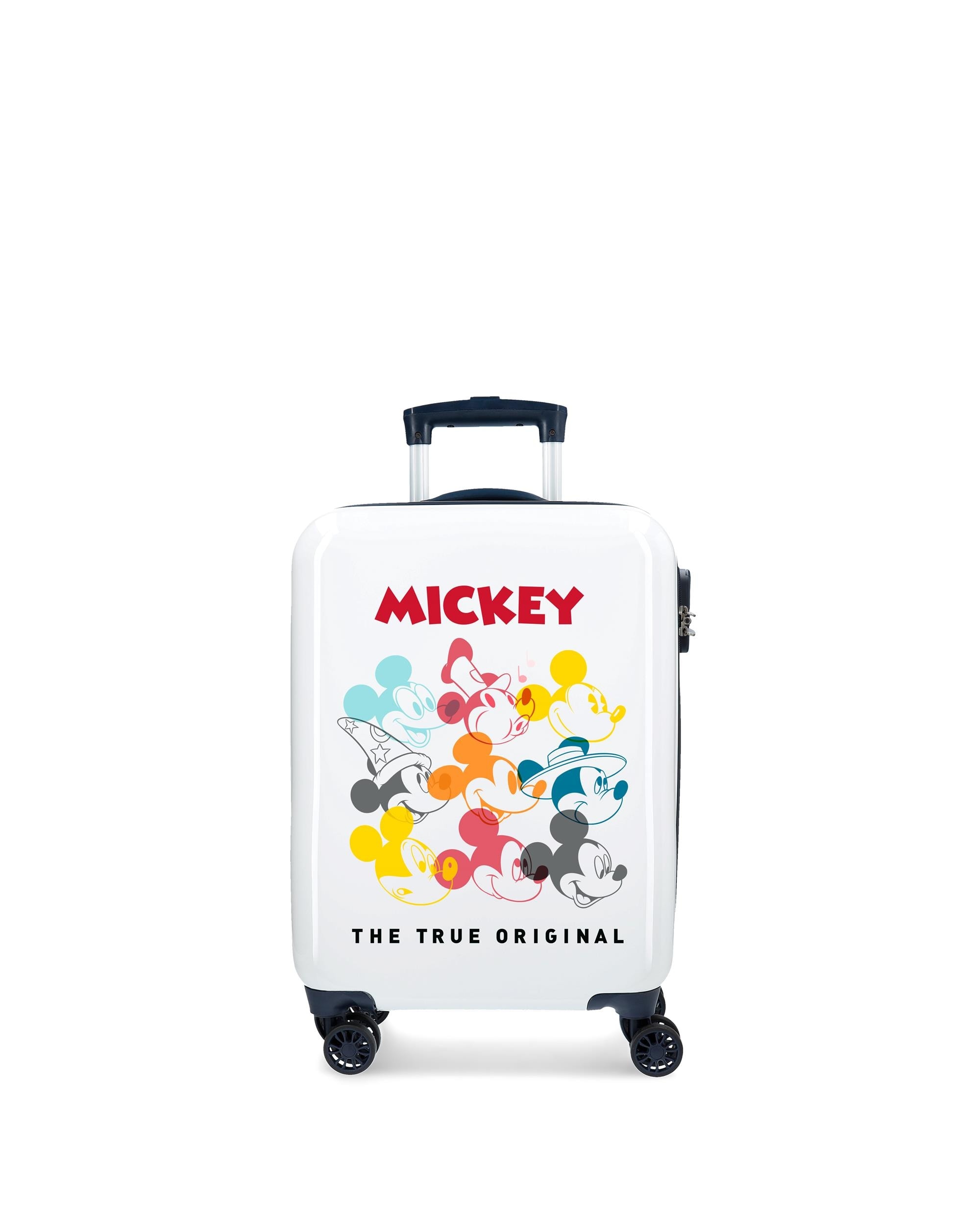 Disney - Maleta de cabina infantil Mickey Magic caras rígida con capacidad de 33L. - Image 1