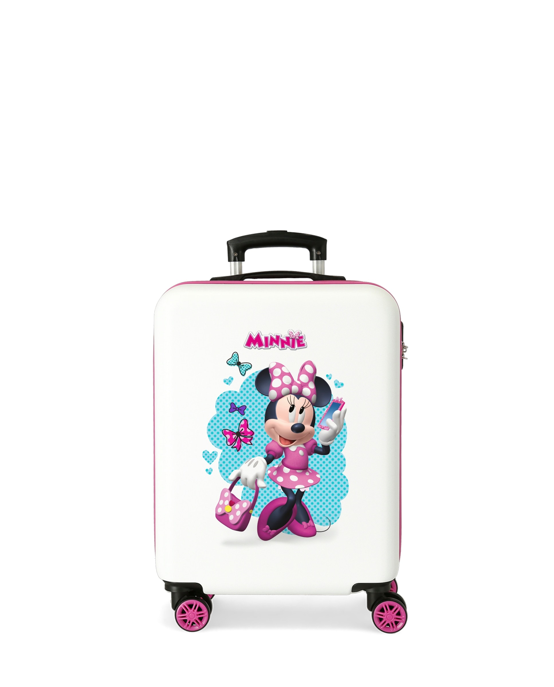 Disney - Maleta de cabina Minnie Good Mood rígida con capacidad de 34L. - Image 1