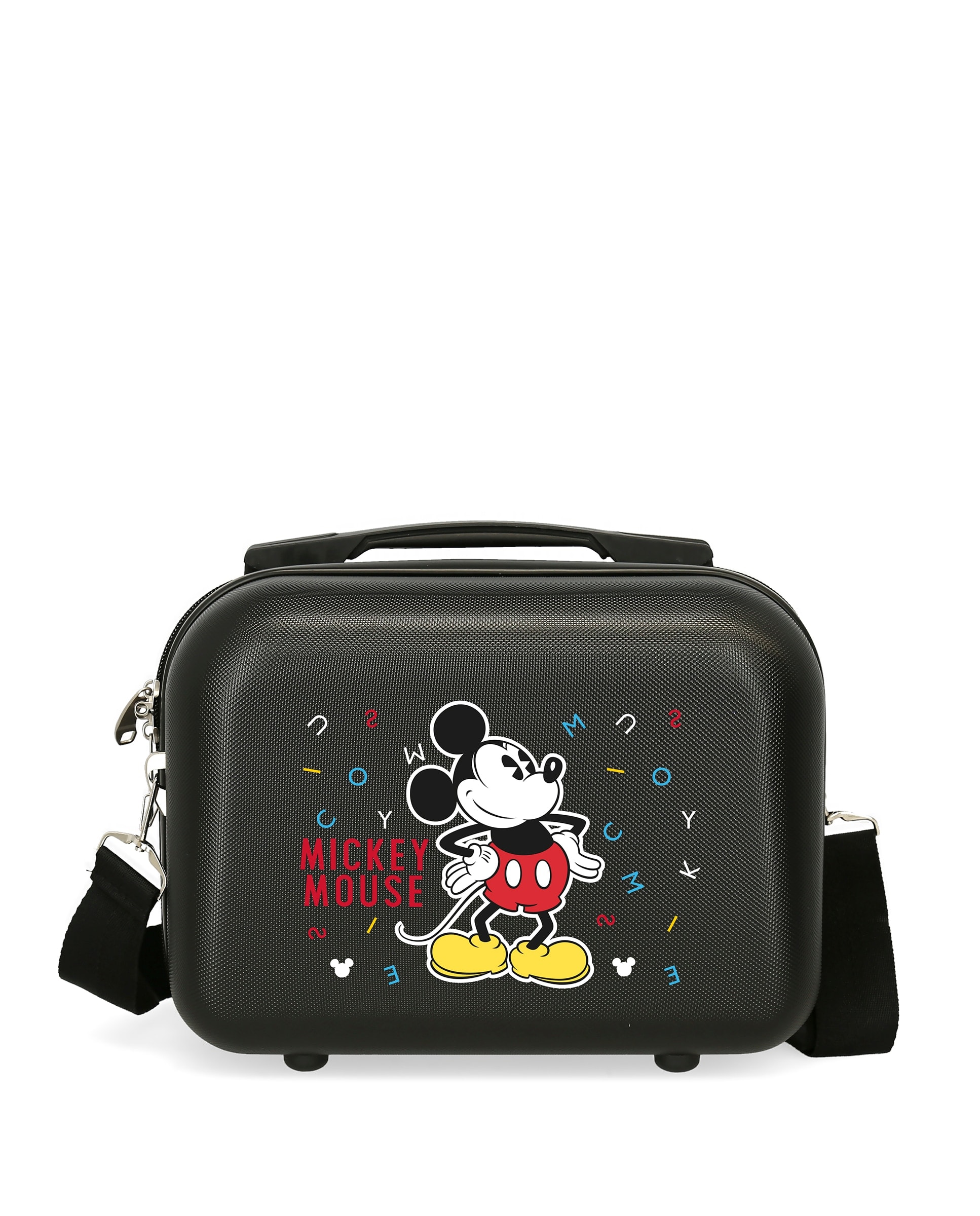 Disney - Neceser infantil ABS Mickey Personajes rígido con capacidad de 9L. - Image 1