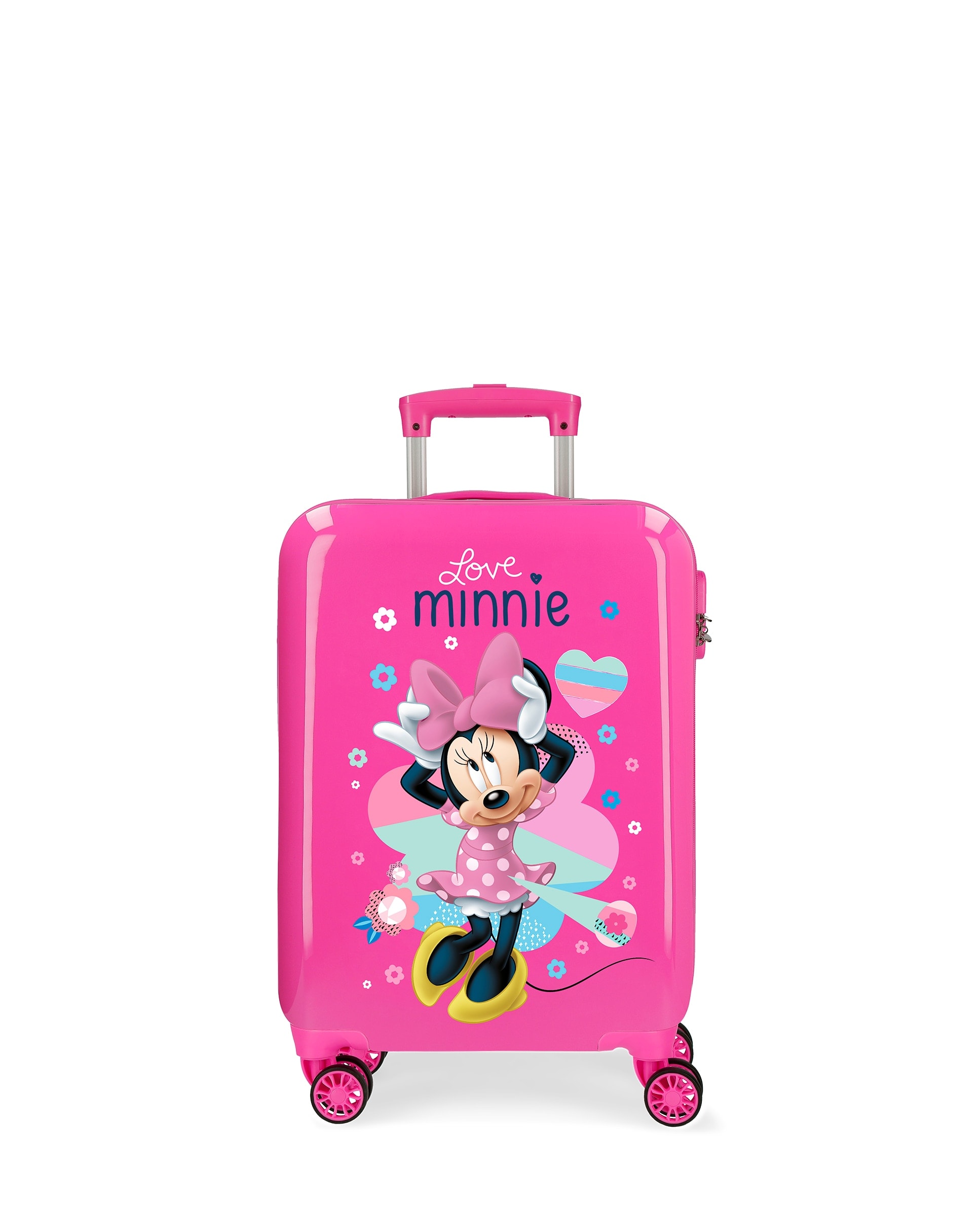 Disney - Maleta de cabina Enjoy Minnie Heart rígida con capacidad de 34L. - Image 1
