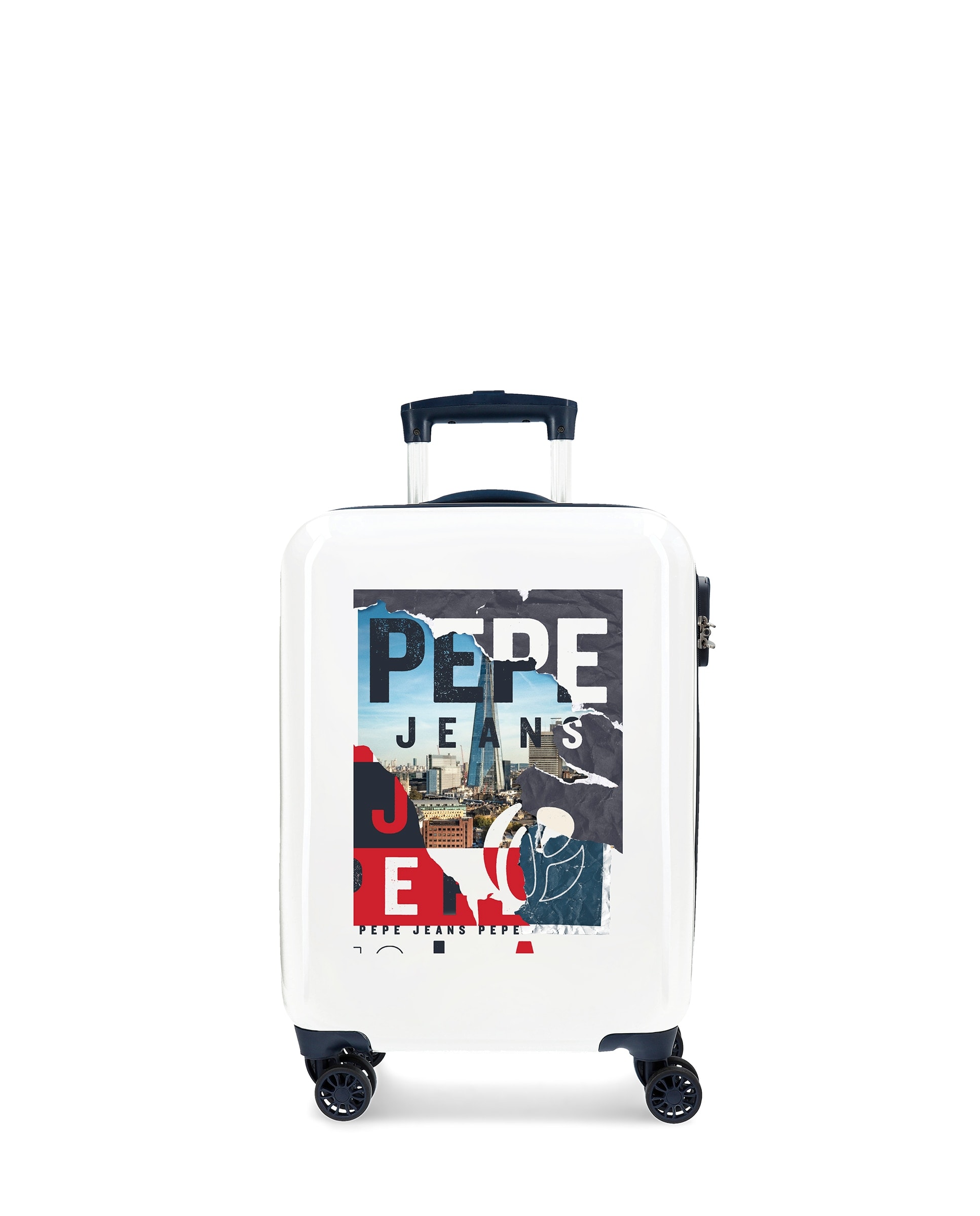 Pepe Jeans - Maleta de cabina Digital Ainsley rígida con capacidad de 34L. - Image 1