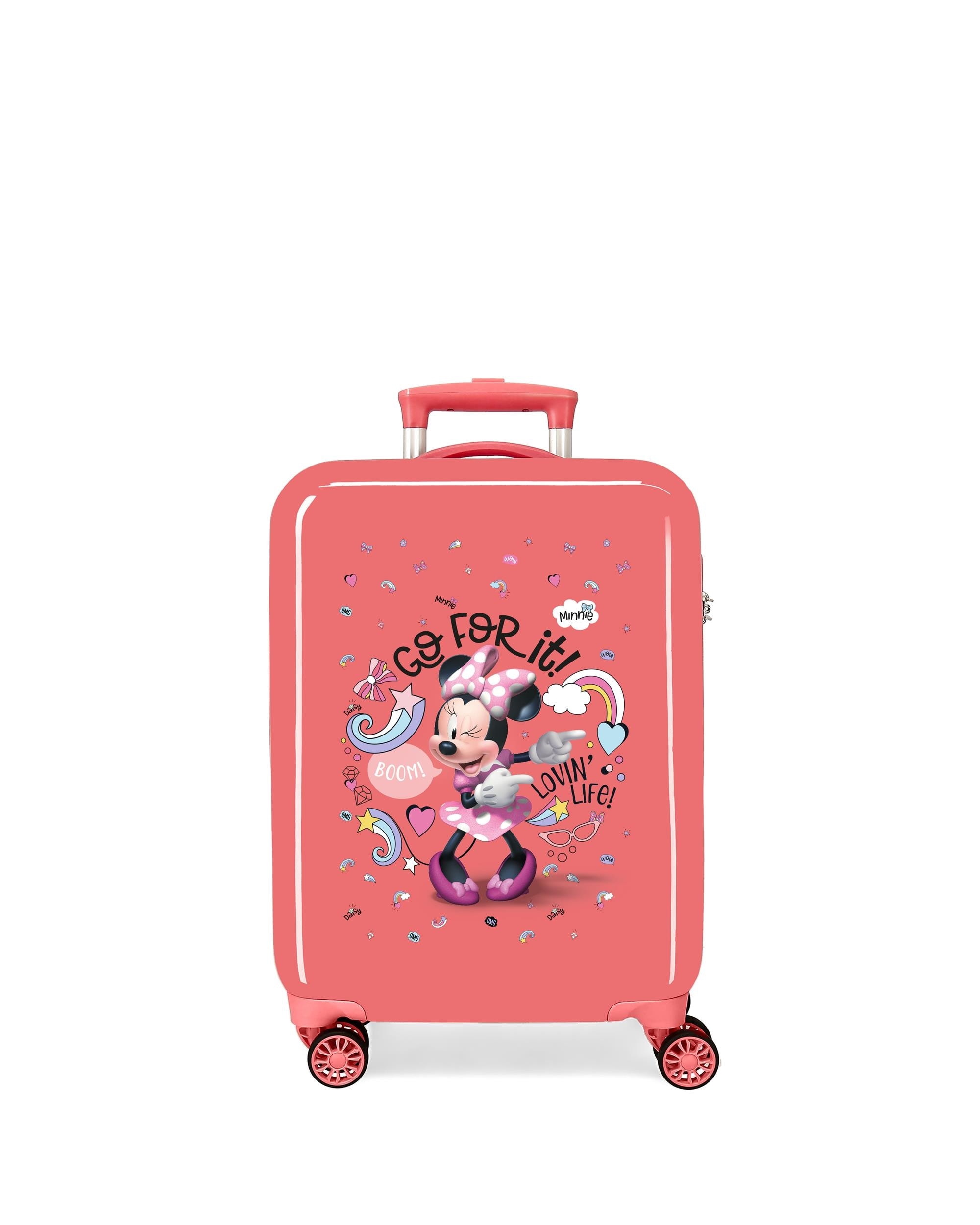 Disney - Maleta de cabina Minnie Loving Life Coral con capacidad de 34L. - Image 1