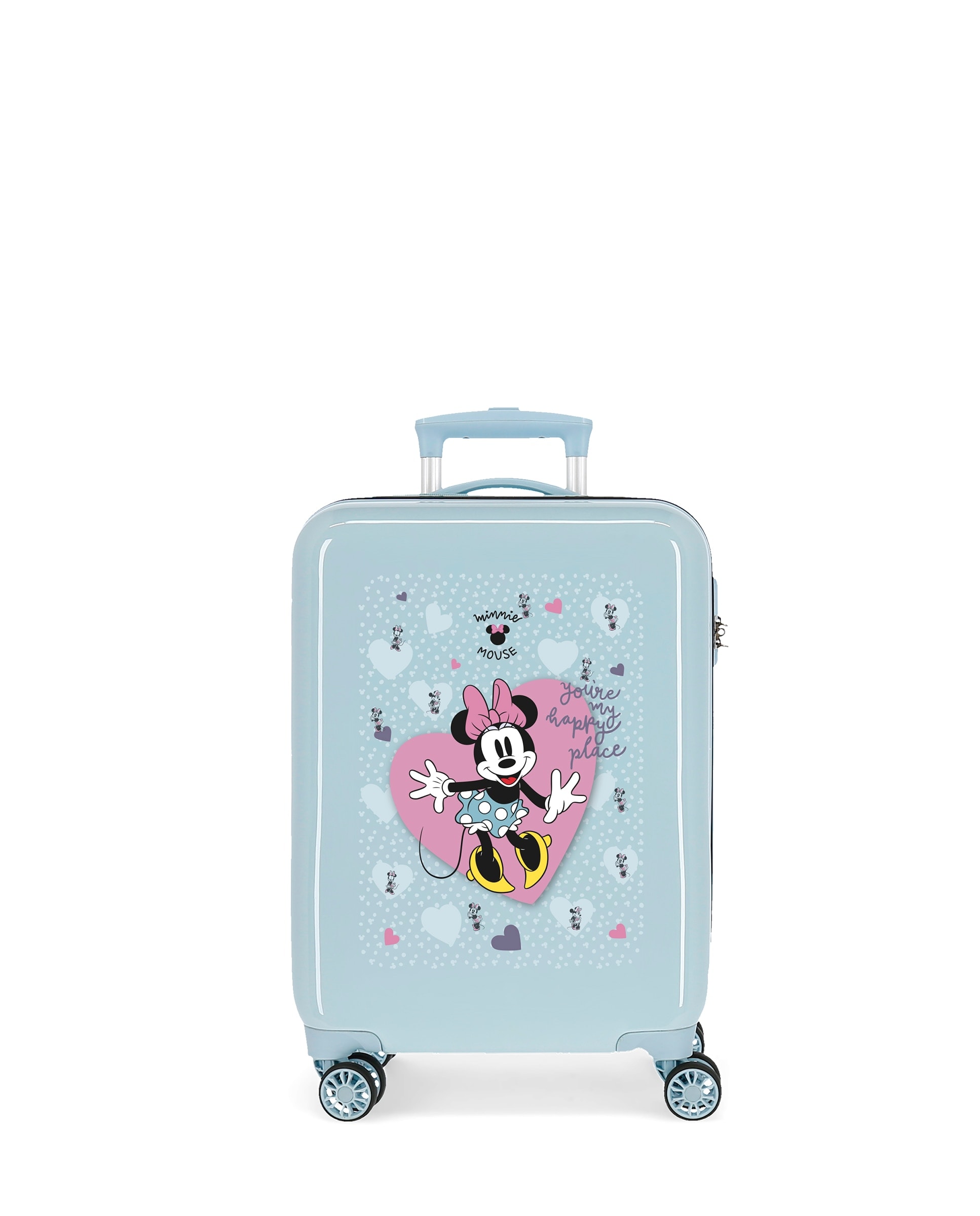 Disney - Maleta de cabina 55cm Minnie My happy place rígida con capacidad 34 Litros. - Image 1