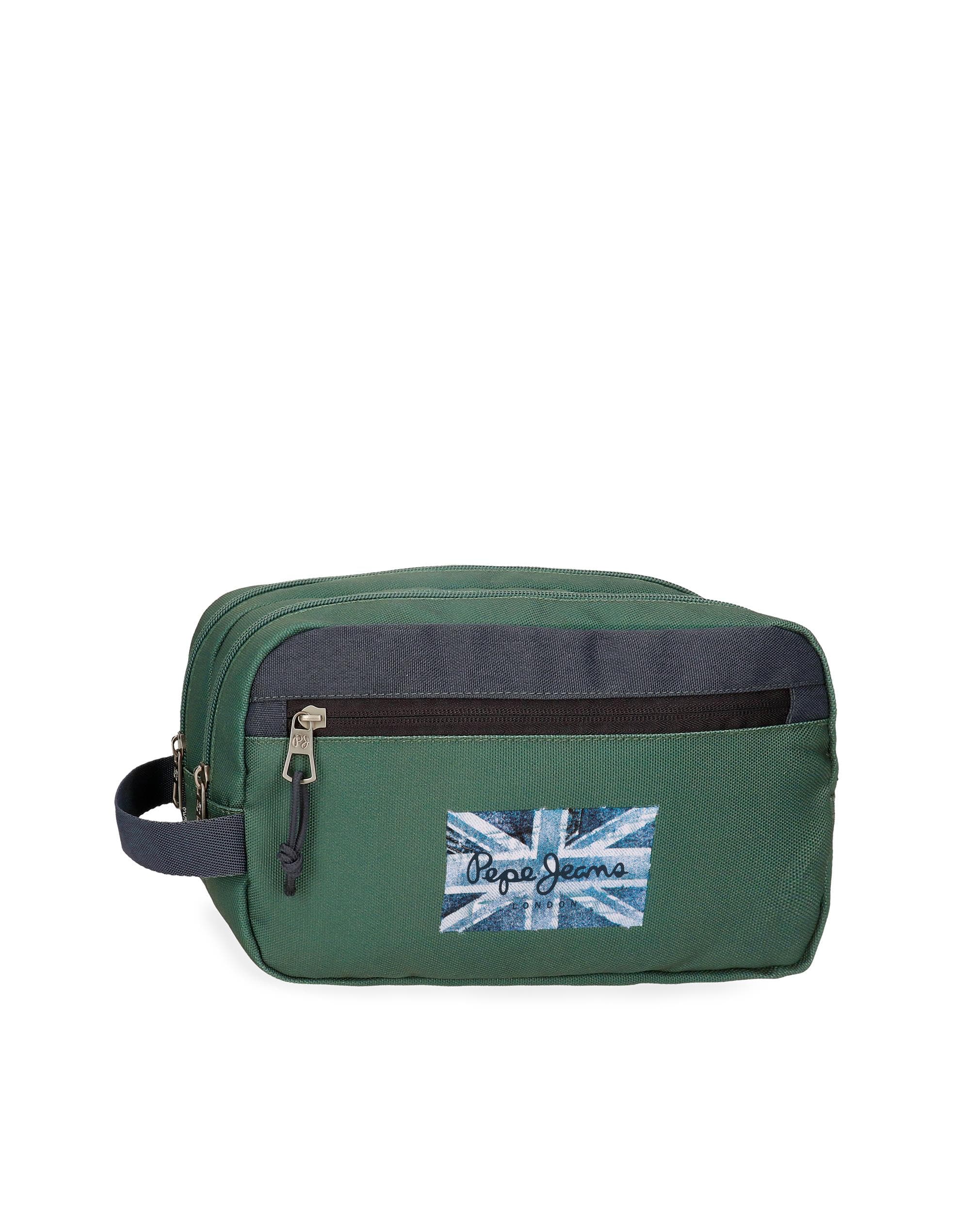 Pepe Jeans - Neceser Pepe Jeans Jebb dos compartimentos con asa lateral.