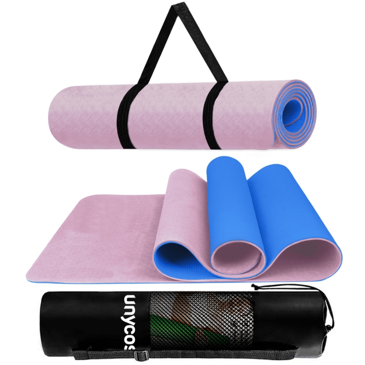Unycos - Esterilla de yoga antideslizante bicolor Unycos. - Image 1