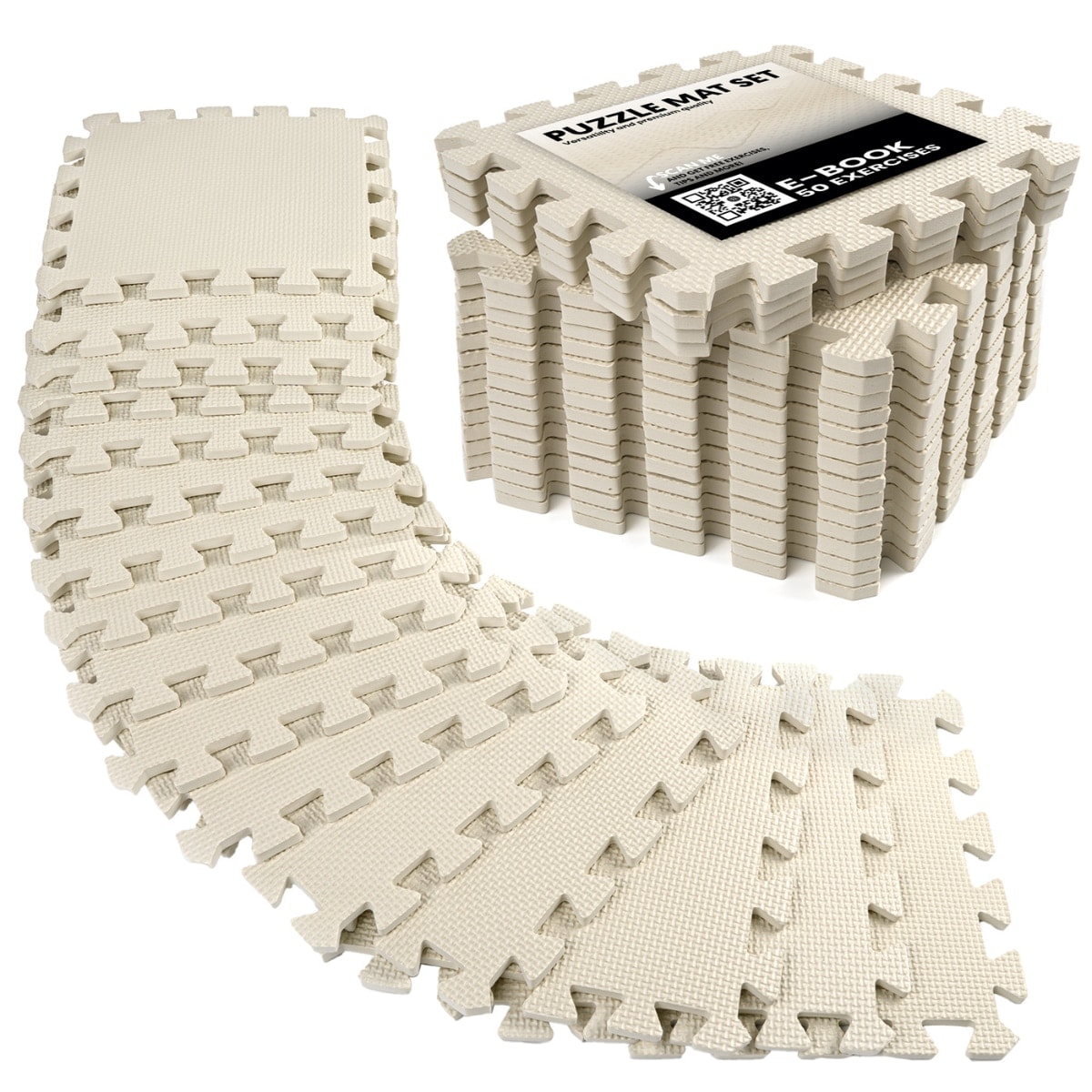Unycos - Esterilla de fitness puzzle protector de suelo de gimnasio Unycos. - Image 1