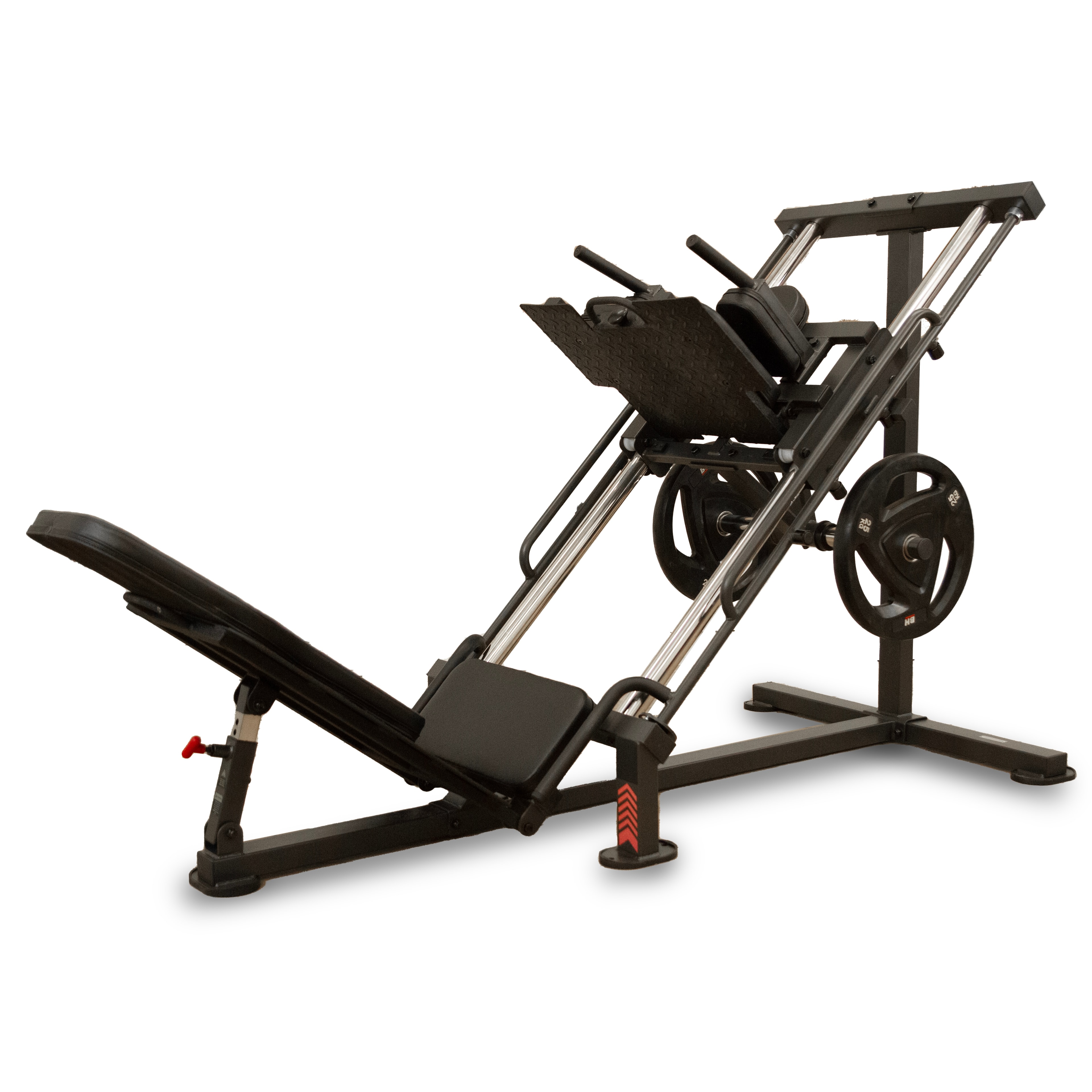 BH Fitness - Prensa de piernas y sentadillas HACK SQUAT LEG PRESS 45º BH Fitness con envío gratis, montaje profesional opcional con cargo. - Image 1