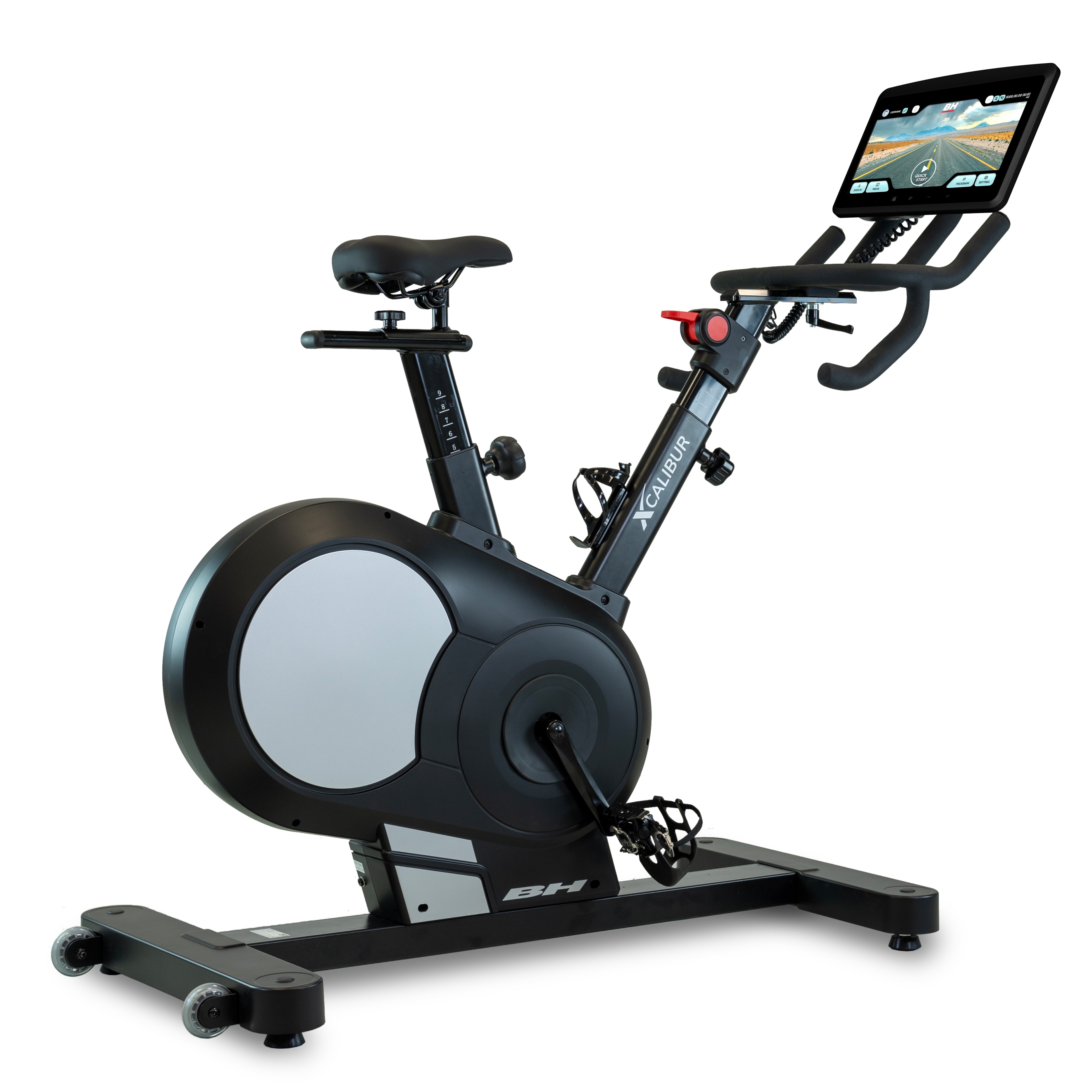 BH Fitness - Bicicleta indoor H9340STFT Smart Bike Xcalibur Multimedia con montaje profesional opcional con cargo. - Image 1