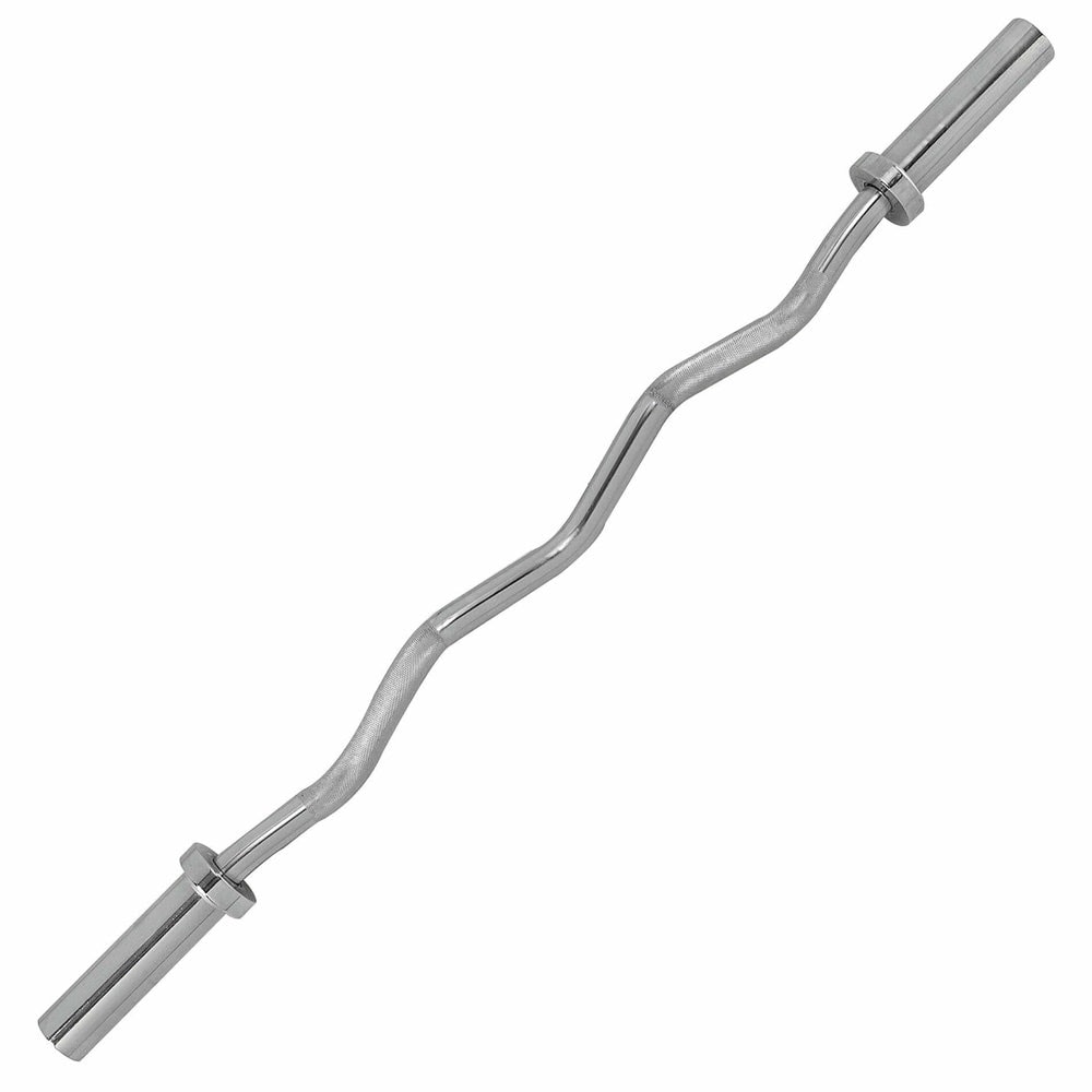 Tunturi - Barra de pesas olímpica curvada de 120 cm Tunturi. - Image 1
