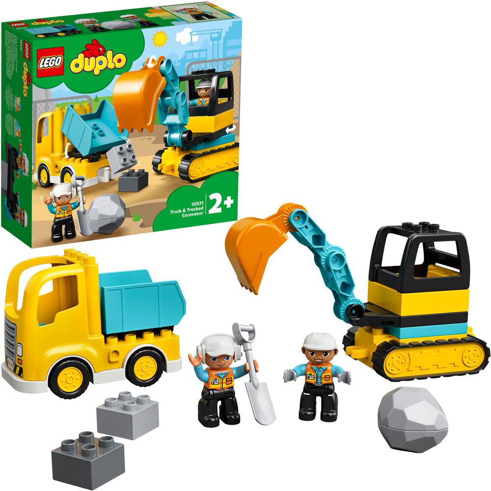 LEGO®DUPLO®MA VILLE 10931 - LE CAMION ET LA PELLETEUSE - Image 1