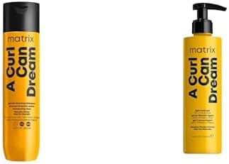 Matrix, Shampoo + Nourishing Gel for Curly, Curly & Kinky Hair, Manuka Honey Extract, Total Results, A Curl Can Dream, 300ml - Image 1